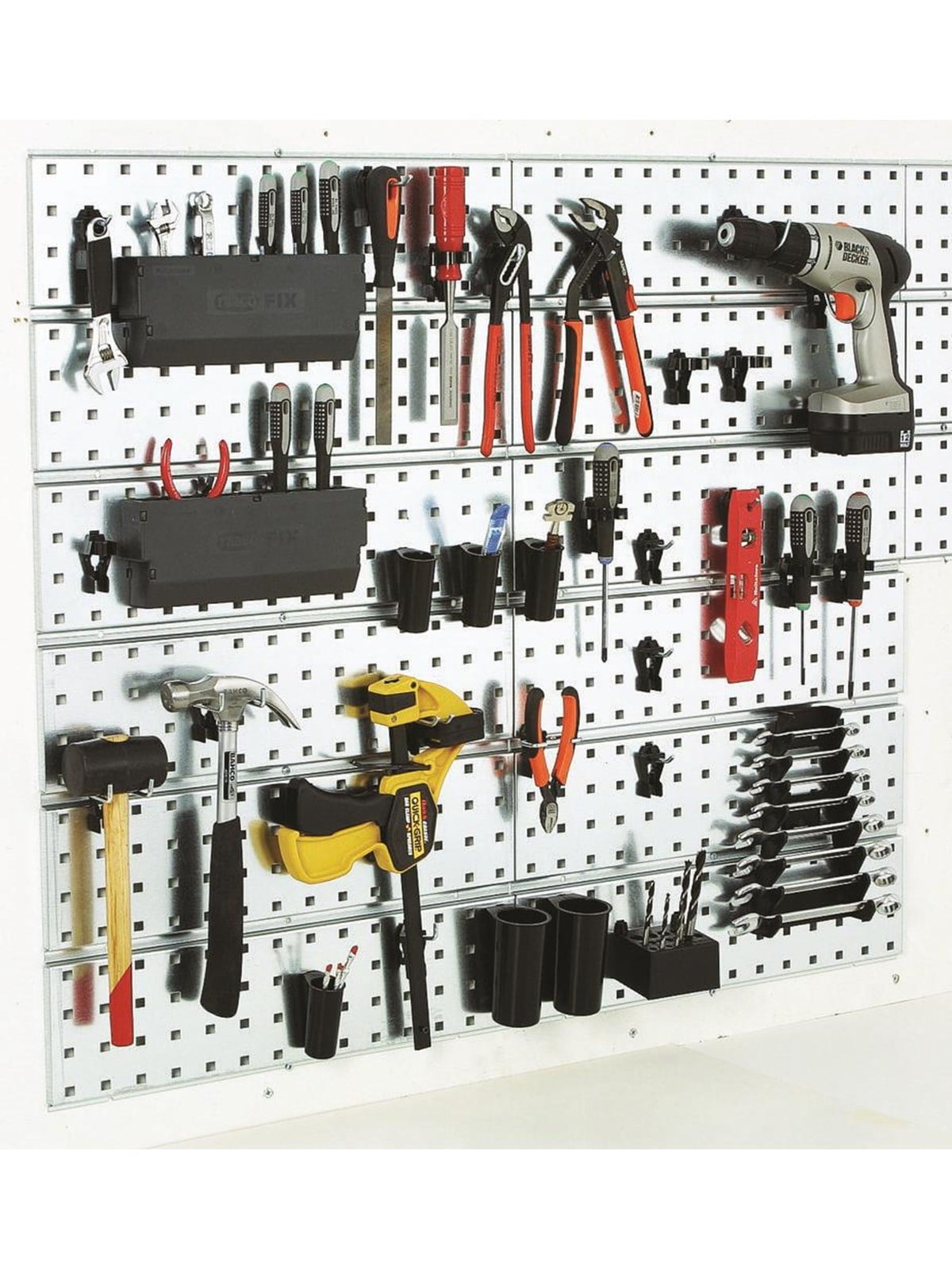 Raaco Tool Wall Panel X4/clips - Haus Garten - 5733439120982