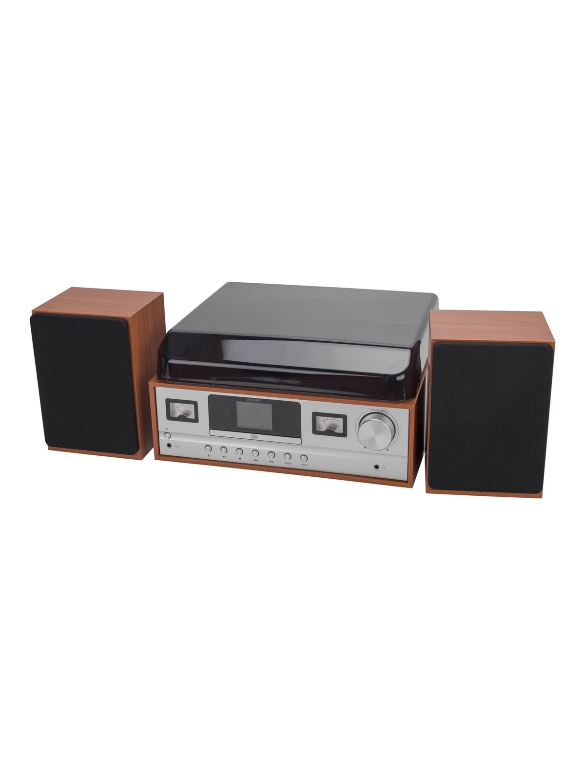 Denver Mrd-52 - Retro Music System - LP - CD - FM - Dab - Bluetooth - Light Wood - Micro Mini Systeme - Mrd-52lightwood