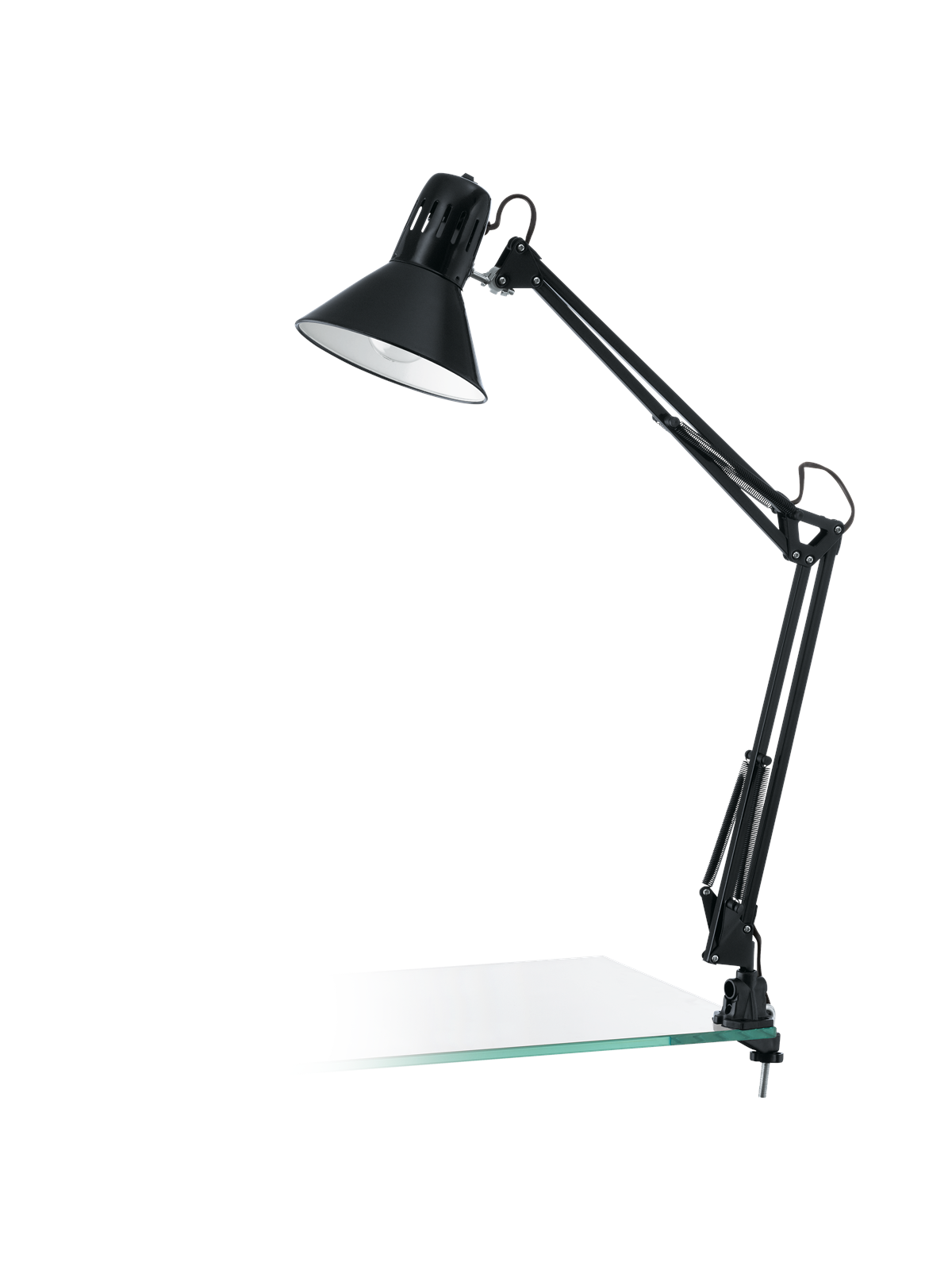 Eglo Firmo Tischleuchte, Schwarz Glänzend - Lampen - 90873