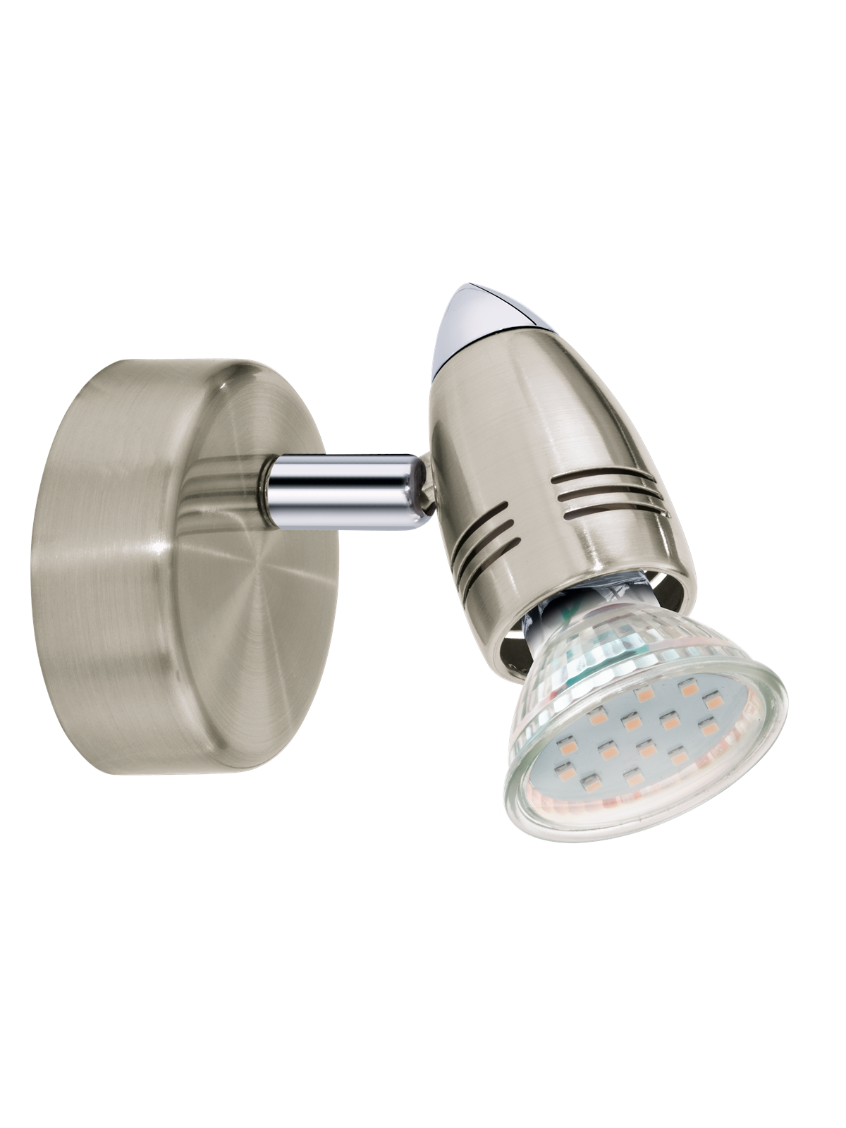 Eglo Magnum-led Spot, Nickel-matt, Chrom - Lampen - 92641