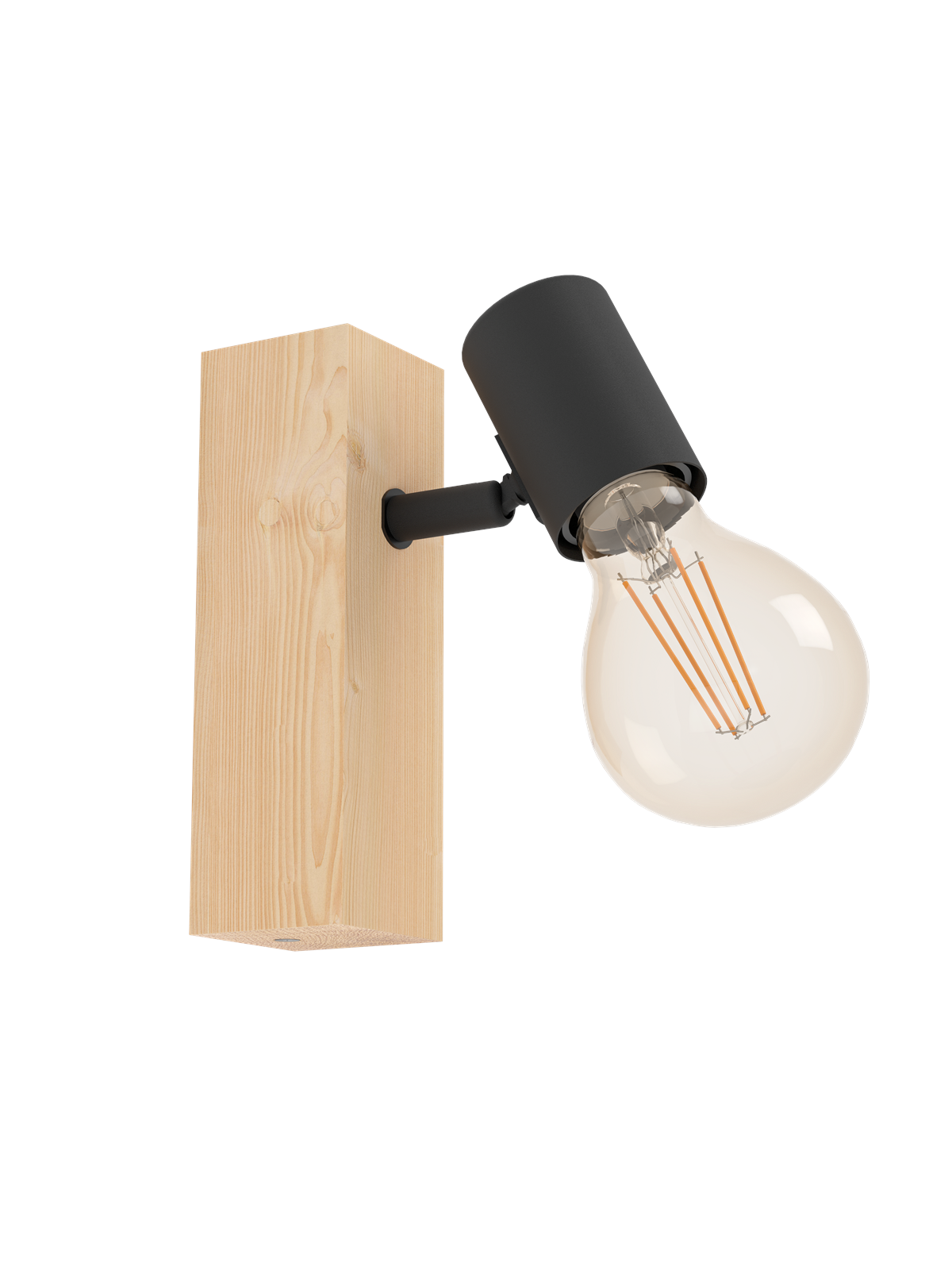EGLO TOWNSHEND 3 Spot, braun, schwarz