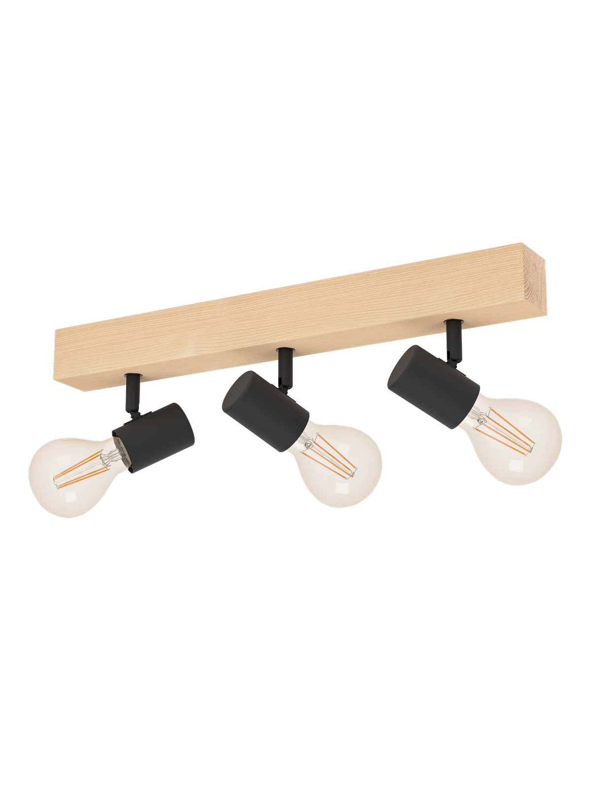 EGLO TOWNSHEND 3 Spot, braun, schwarz