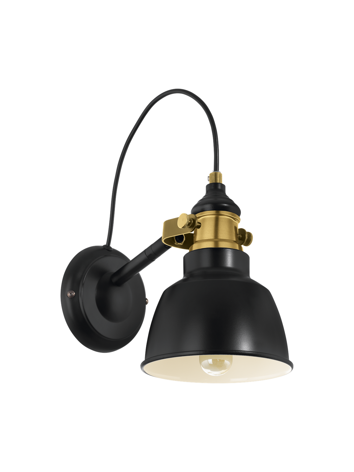Eglo Thornford Wandleuchte, Schwarz, Brüniert - Lampen - 49522