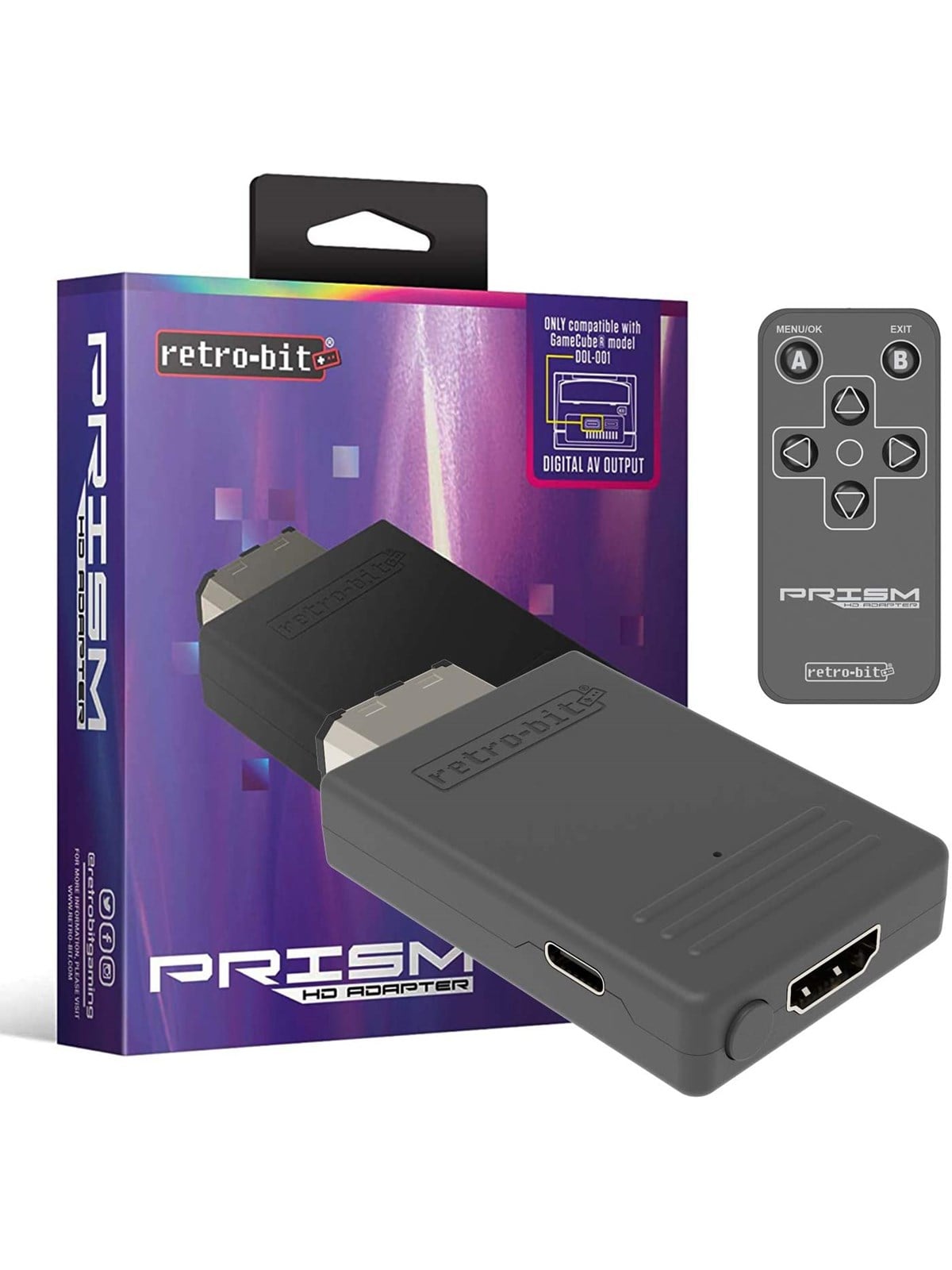 Retro-Bit Prism HD Adapter for Gamecube - Miscellaneous Zubehör für Spielkonsole - Nintendo GameCube