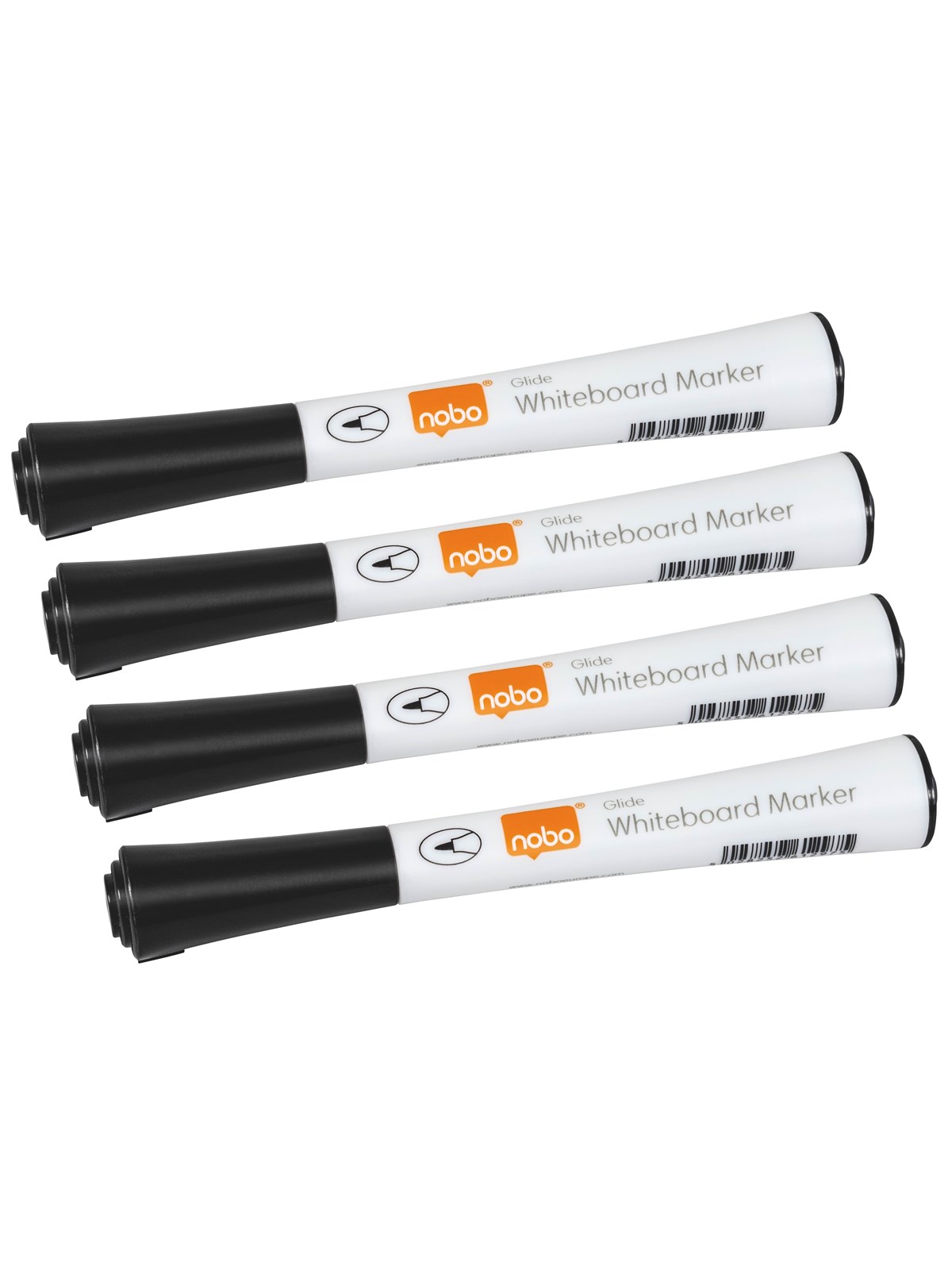 Nobo Glide Boardmarker, fein, 4 Stück