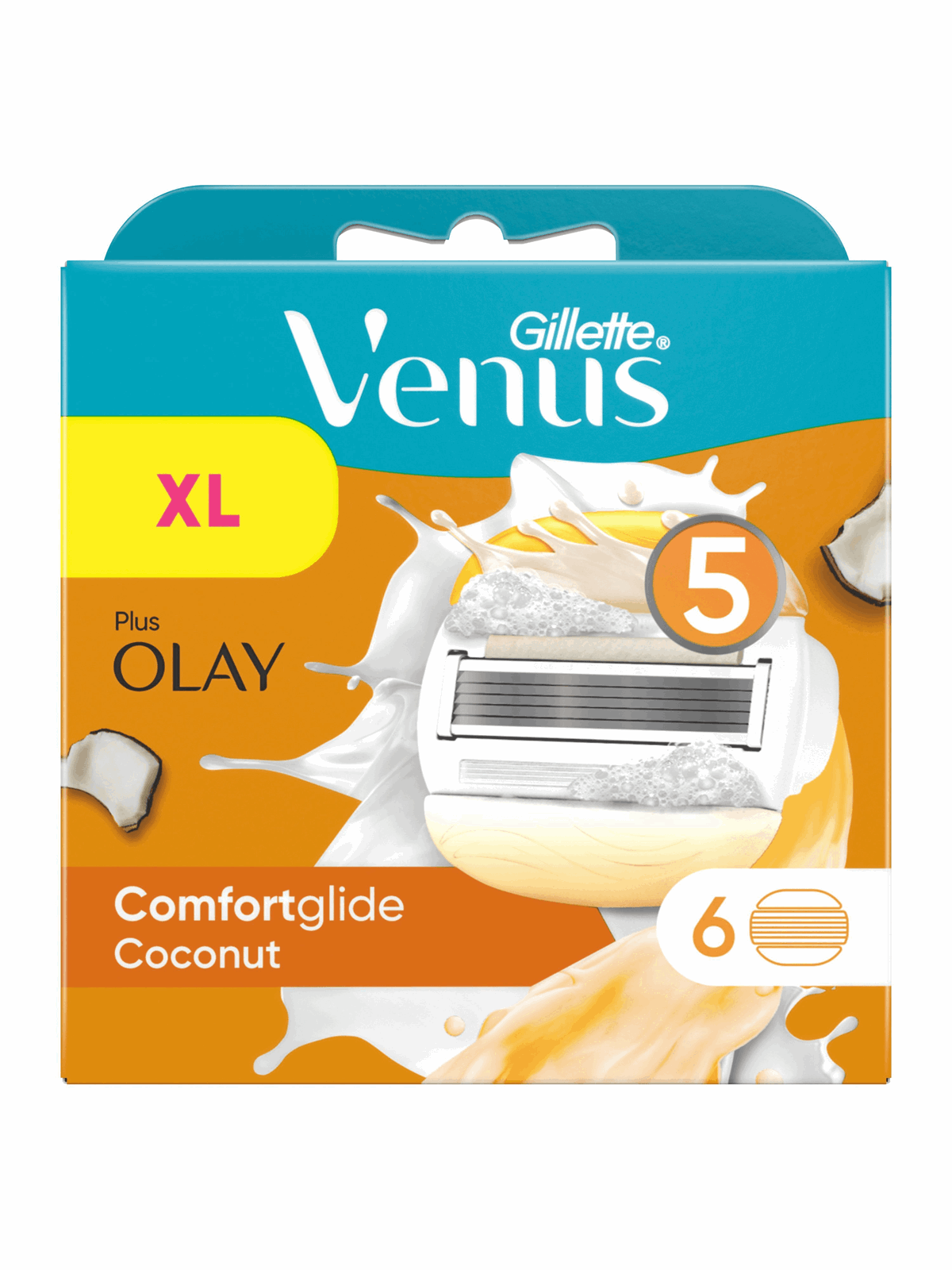 Gillette-venus Venus Comfortglide Coconut With Olay 6 Pcs - Rasierausstattung - 7702018089475