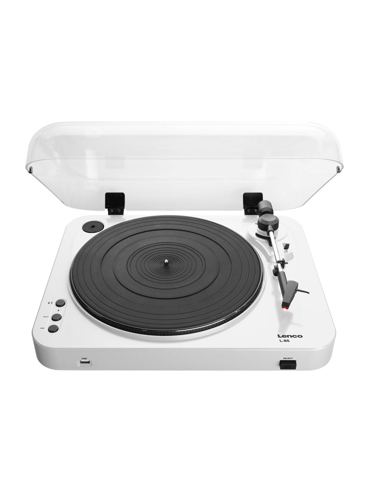 Lenco L-85 - Turntable With Digital Recorder - Plattenspieler Weiß - L-85 White