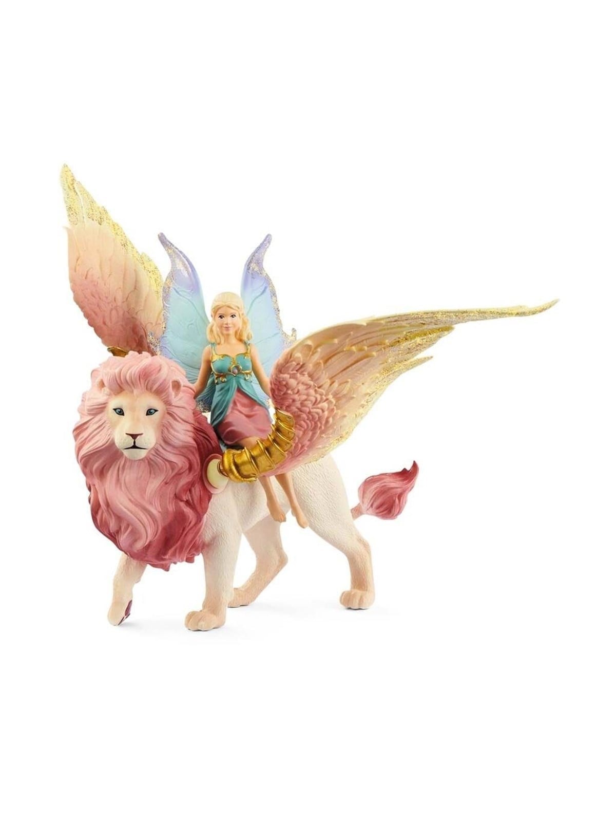Schleich Fairy in Flight on Winged Lion - 70714