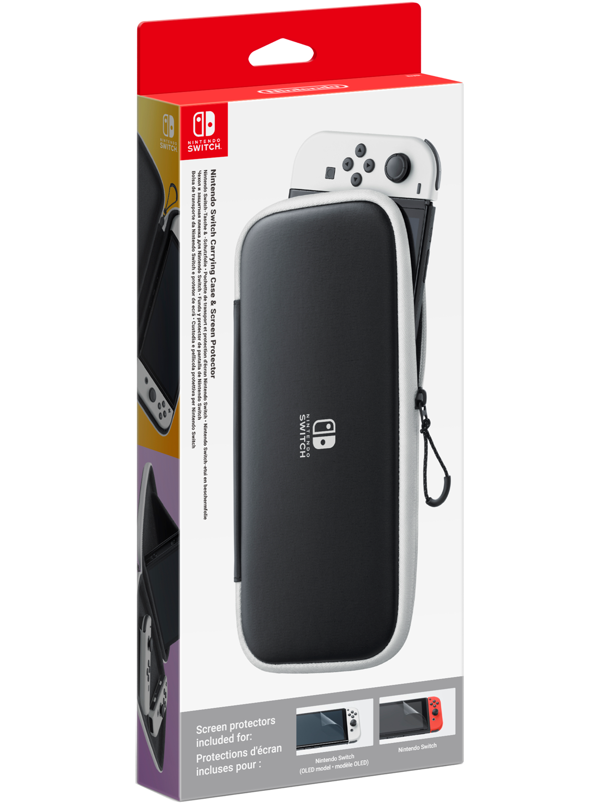 Nintendo Switch Carrying Case & Screen Protector For Oled Version - Gaming Zubehoer - 0045496431501