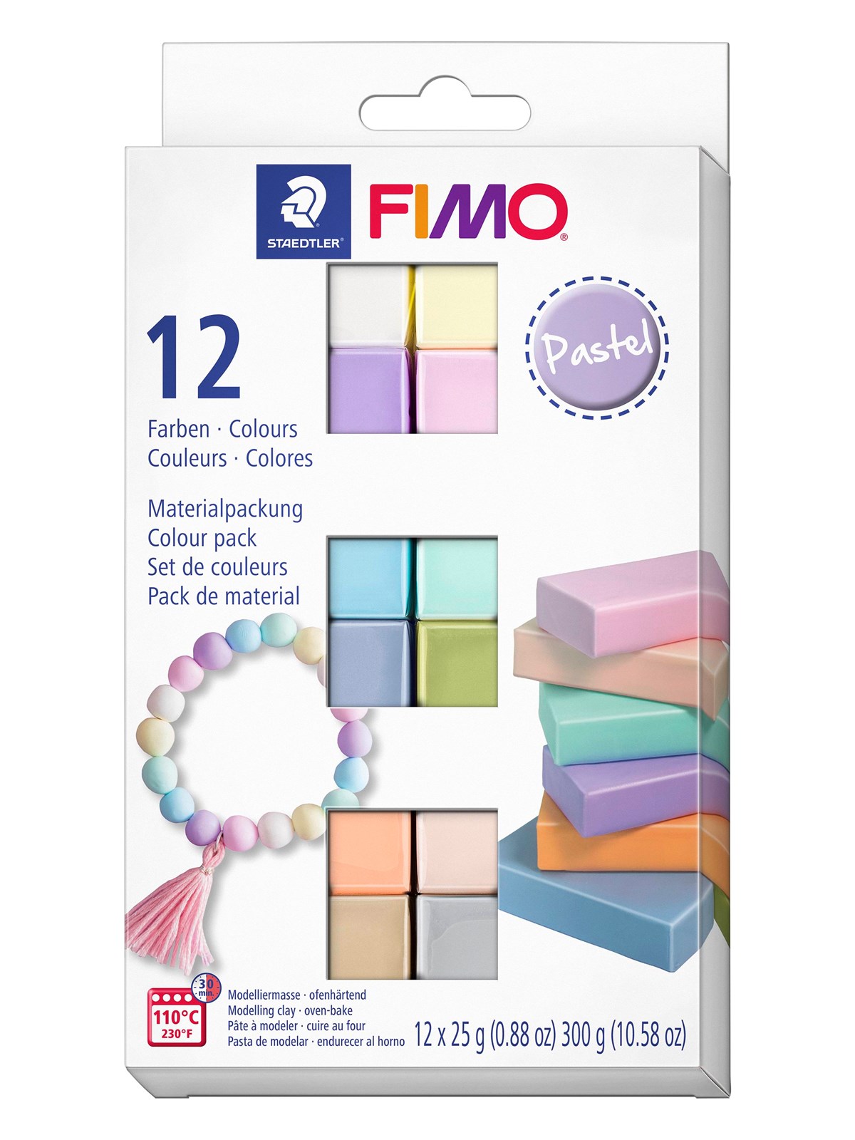 Staedtler Set Mod. Clay Fimo Soft MP PC - Hobby Zubehoer - 8023 C12-3