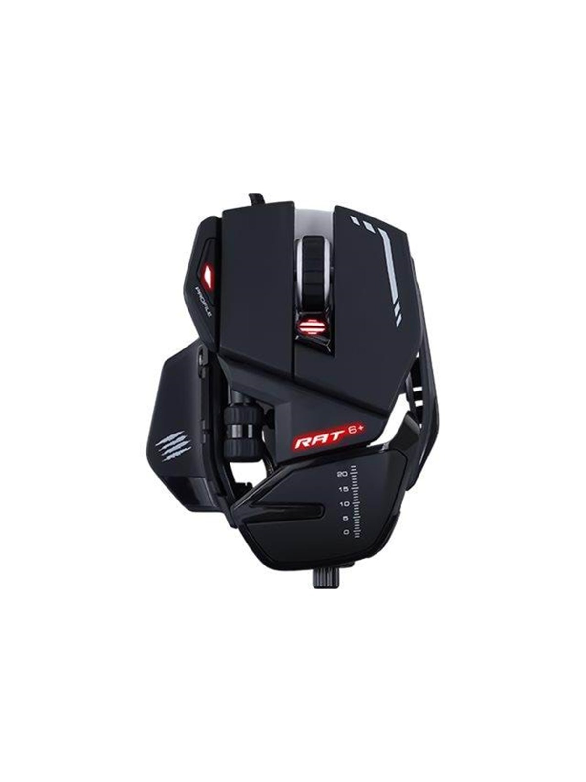 Mad Catz R.A.T. 6+ Optical Gaming Mouse Black - Gaming Maus (Schwarz) - Mr04dcinbl000-0