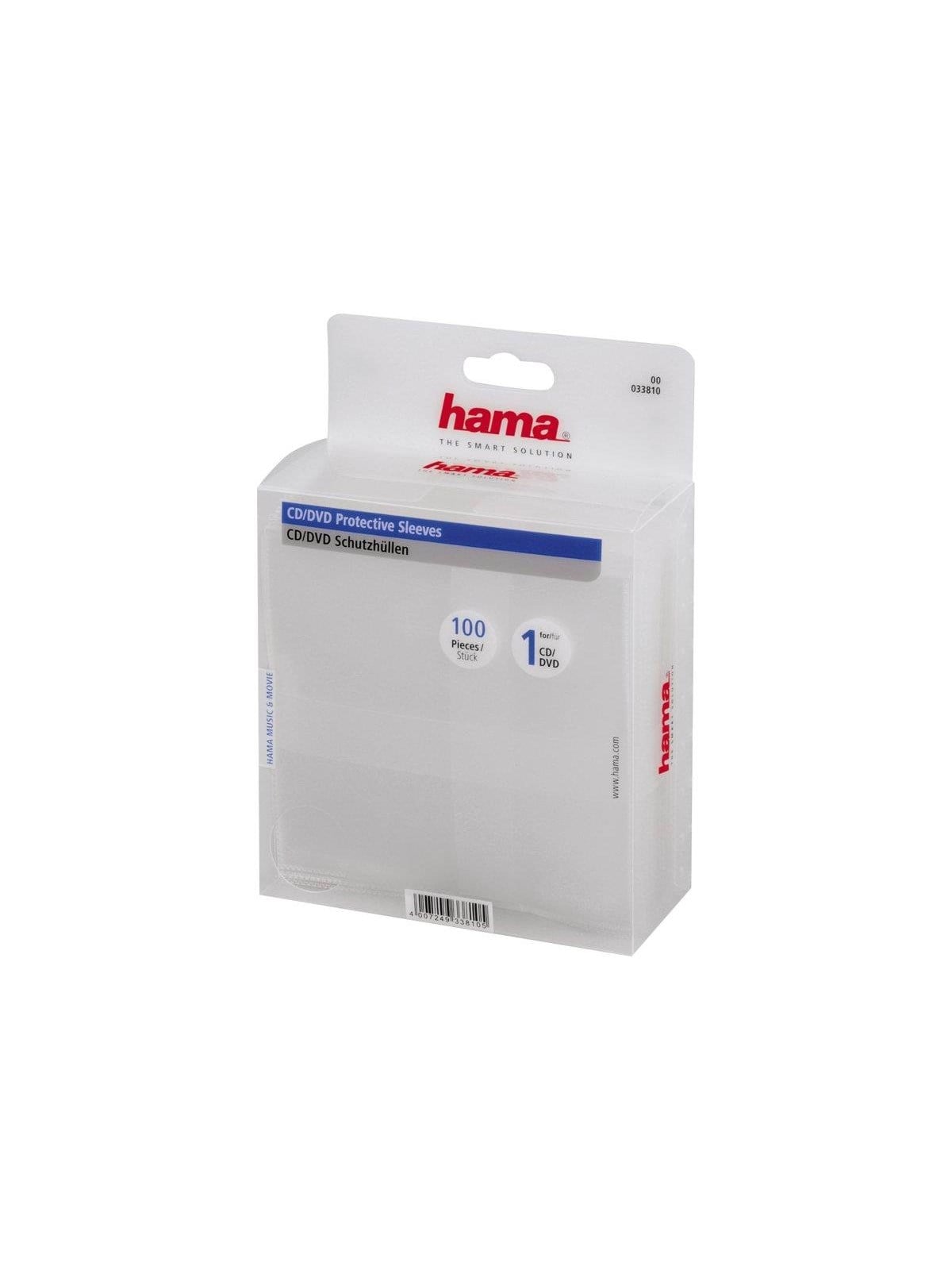 Hama Cd/dvd Protective Sleeves - Cd/dvd Sleeve - Speicherzubehoer - 33810