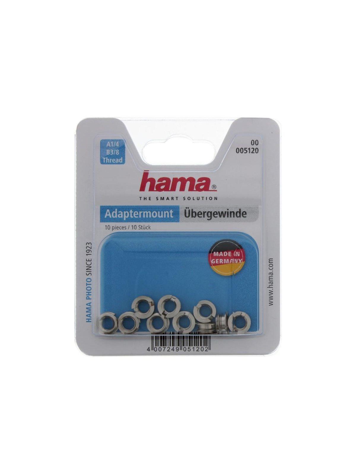 Hama Tripod Conversion Bushings - tripod reducer bushing (3/8" to 1/4")