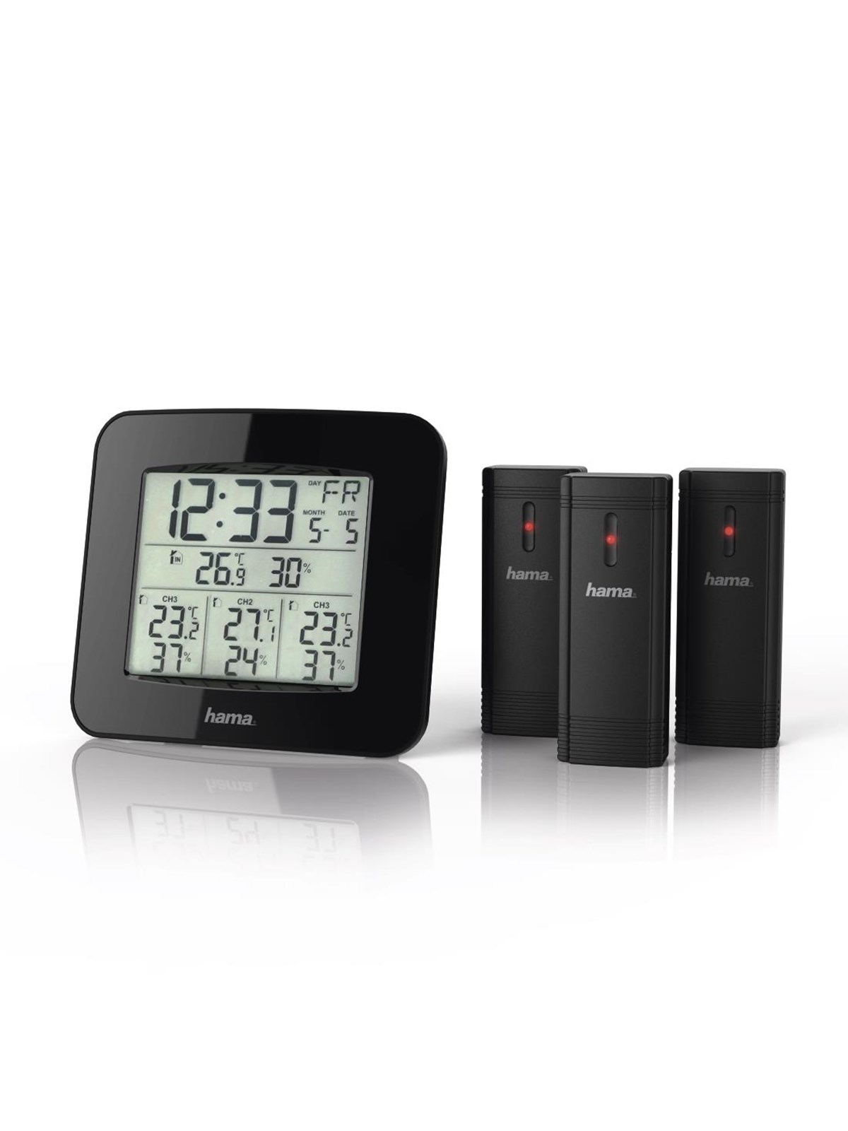 Hama "Ews-trio" - Weather Station - Wetterwarte - 186311