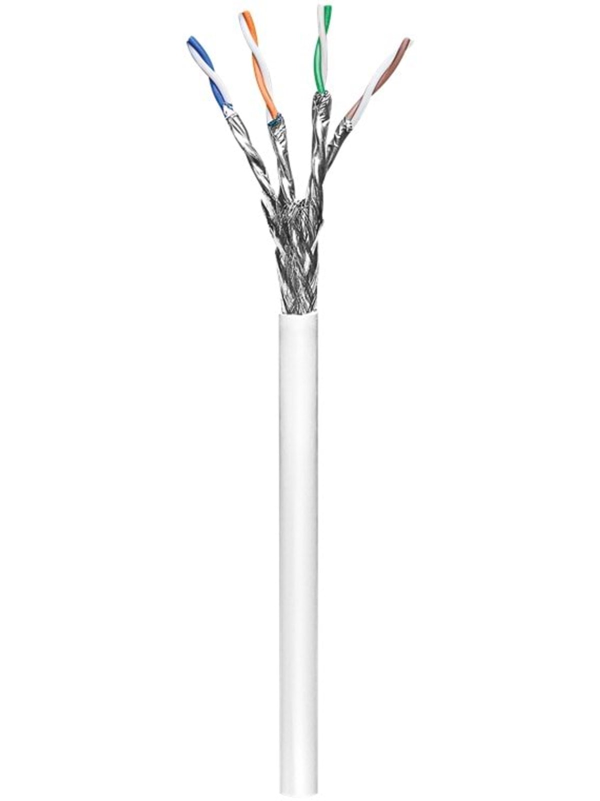 Pro Cat 6 S/ftp (Pimf) - Weiß - 100 Meter - Netzwerk Kabel - 4040849942174