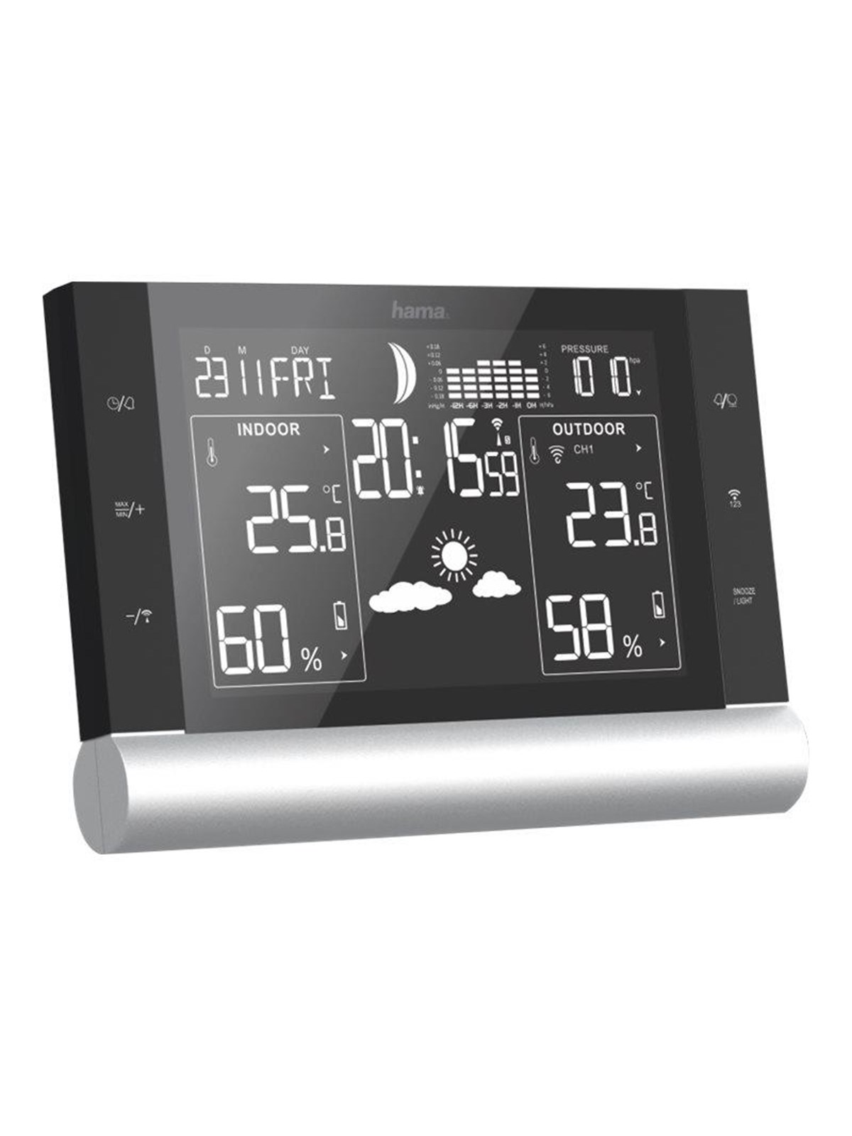 Hama "Black Line Plus" - Weather Station - Wetterwarte - 186418