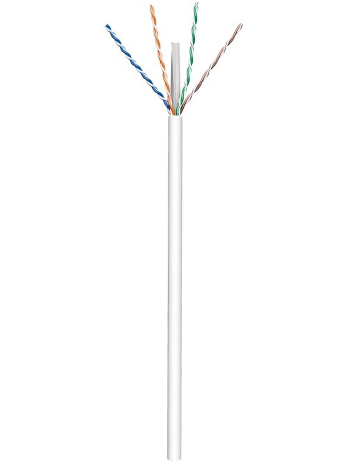 Pro Cat 6 Network Cable U/utp White 100 m - Cca Cop - Weiß - 100 Meter - Netzwerk Kabel - 4040849949654