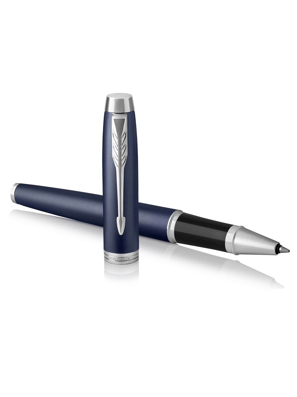 Parker IM Tintenroller | Matte Blue | Feine Spitze | Schwarz | Geschenkbox - Utensilien Zum Schreiben Und Zeichnen - 1931661