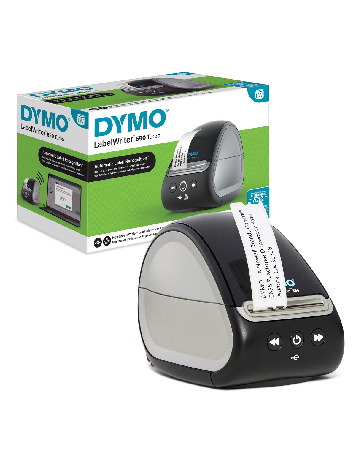 Dymo Etikettendrucker Labelwriter 550 Turbo - Label Drucker - 2112723