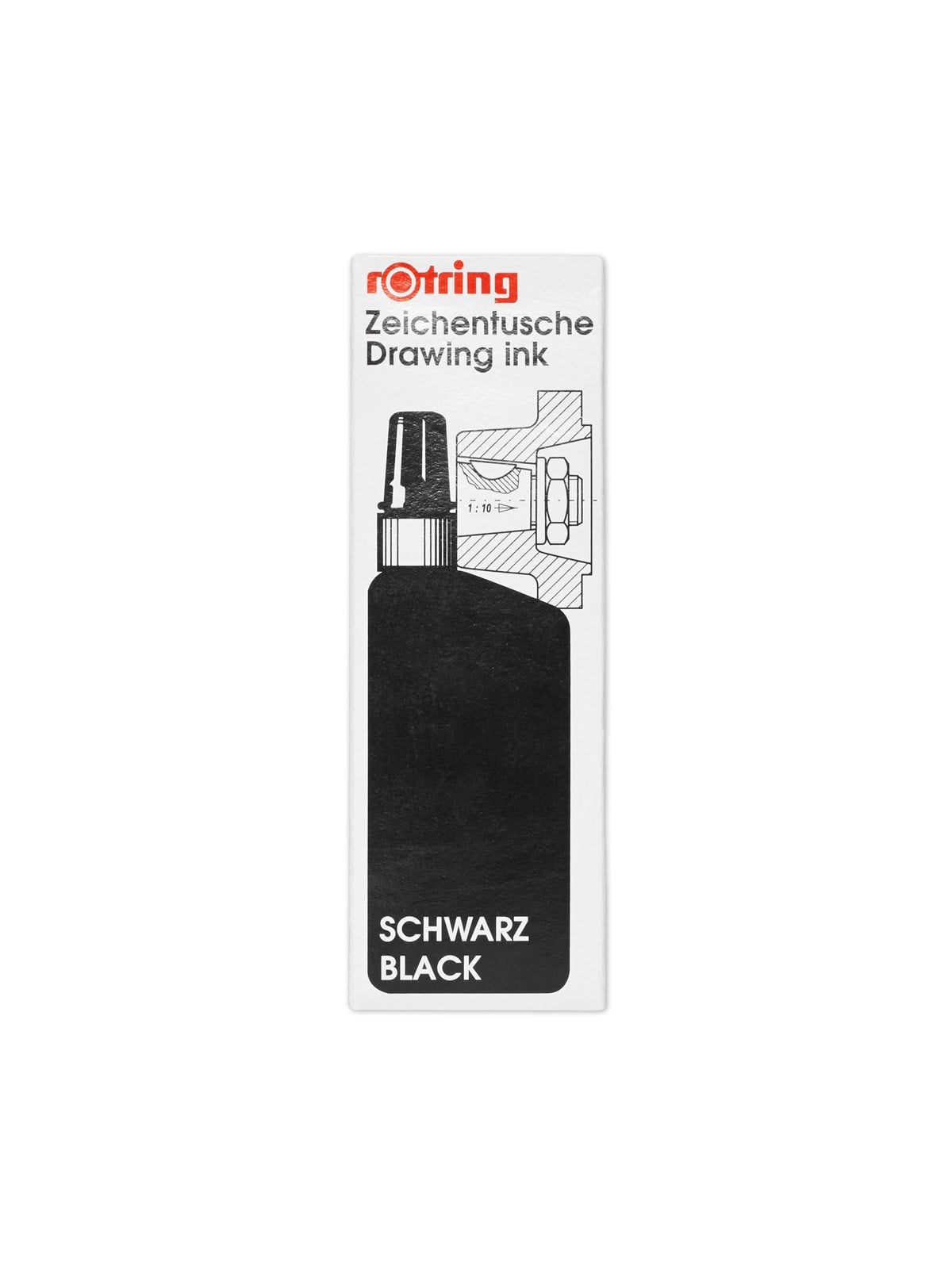 Rotring Rotring Isograph Flüssigtusche in Der Flasche, 23ml, Schwarz (194660) - Utensilien Zum Schreiben Und Zeichnen - S0194660