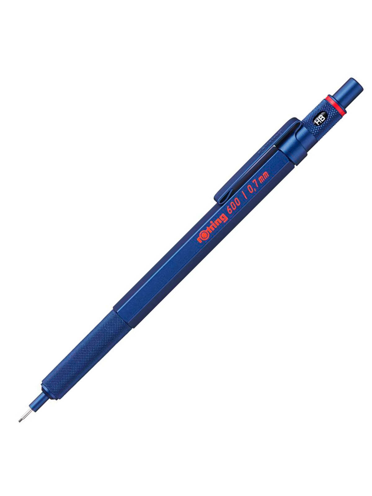 Rotring Rotring 600 Druckbleistift | 0,7mm | Blau | Ergonomisches Vollmetallgehäuse - Utensilien Zum Schreiben Und Zeichnen - 2114267