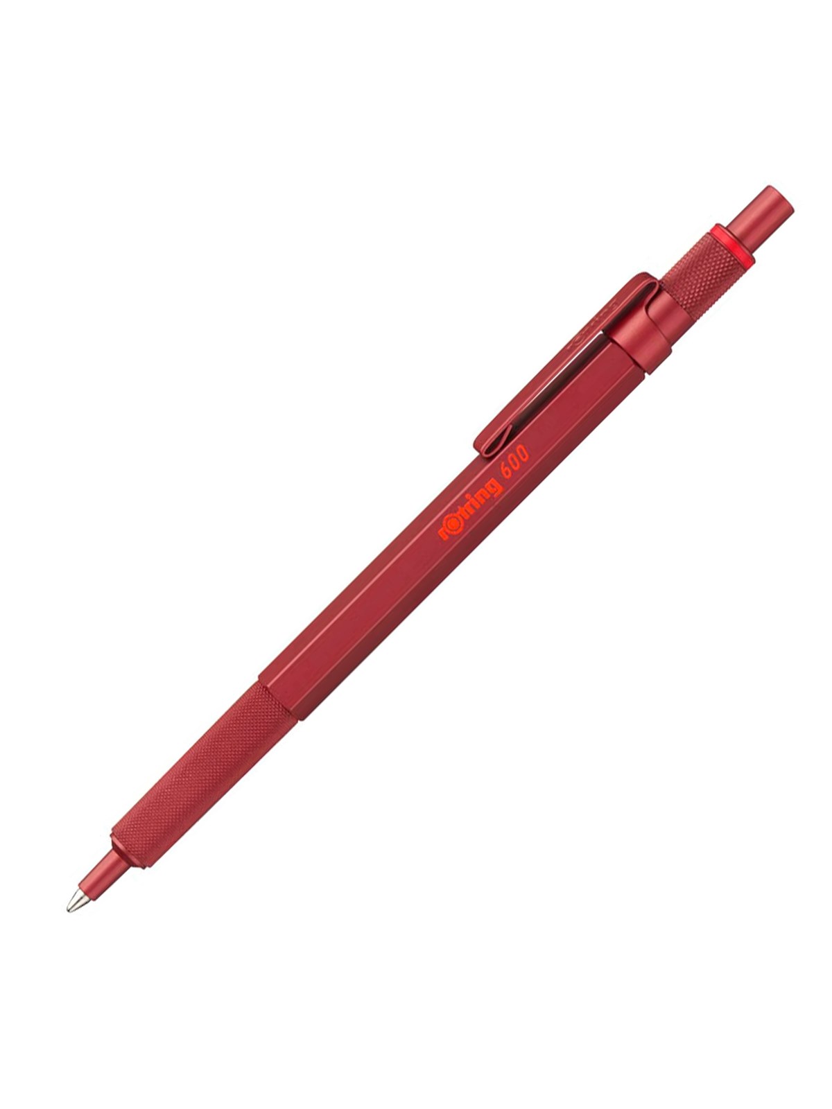 Rotring Rotring 600 Kugelschreiber | Mittlere Spitze | Schwarze Tinte | Rot Schaft | Nachfüllbar - Utensilien Zum Schreiben Und Zeichnen - 2114261