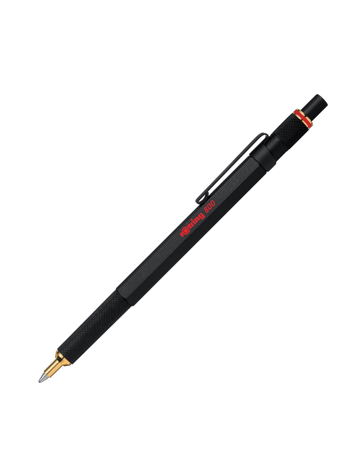 Rotring Rotring 800 Kugelschreiber | Mittlere Spitze | Schwarze Tinte | Schwarze Schaft | Nachfüllbar - Utensilien Zum Schreiben Und Zeichnen - 