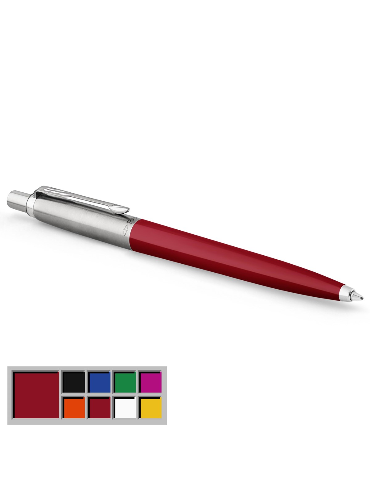 Parker Jotter Originals Kugelschreiber | Klassisches Rot | Mittlere Spitze | Blaue Tinte - Utensilien Zum Schreiben Und Zeichnen - 2096857