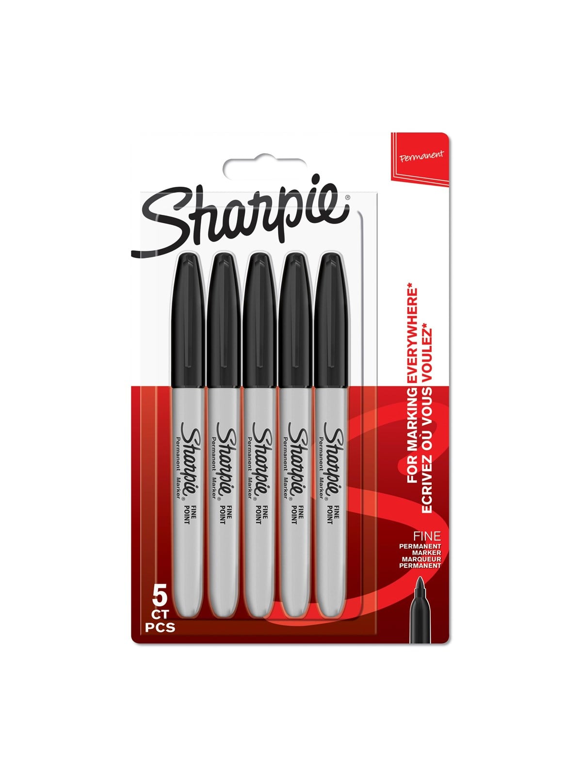 Sharpie Permanent Marker | Marker Stifte Mit Feiner Spitze | Schwarz | 5stück - Utensilien Zum Schreiben Und Zeichnen - 1986051