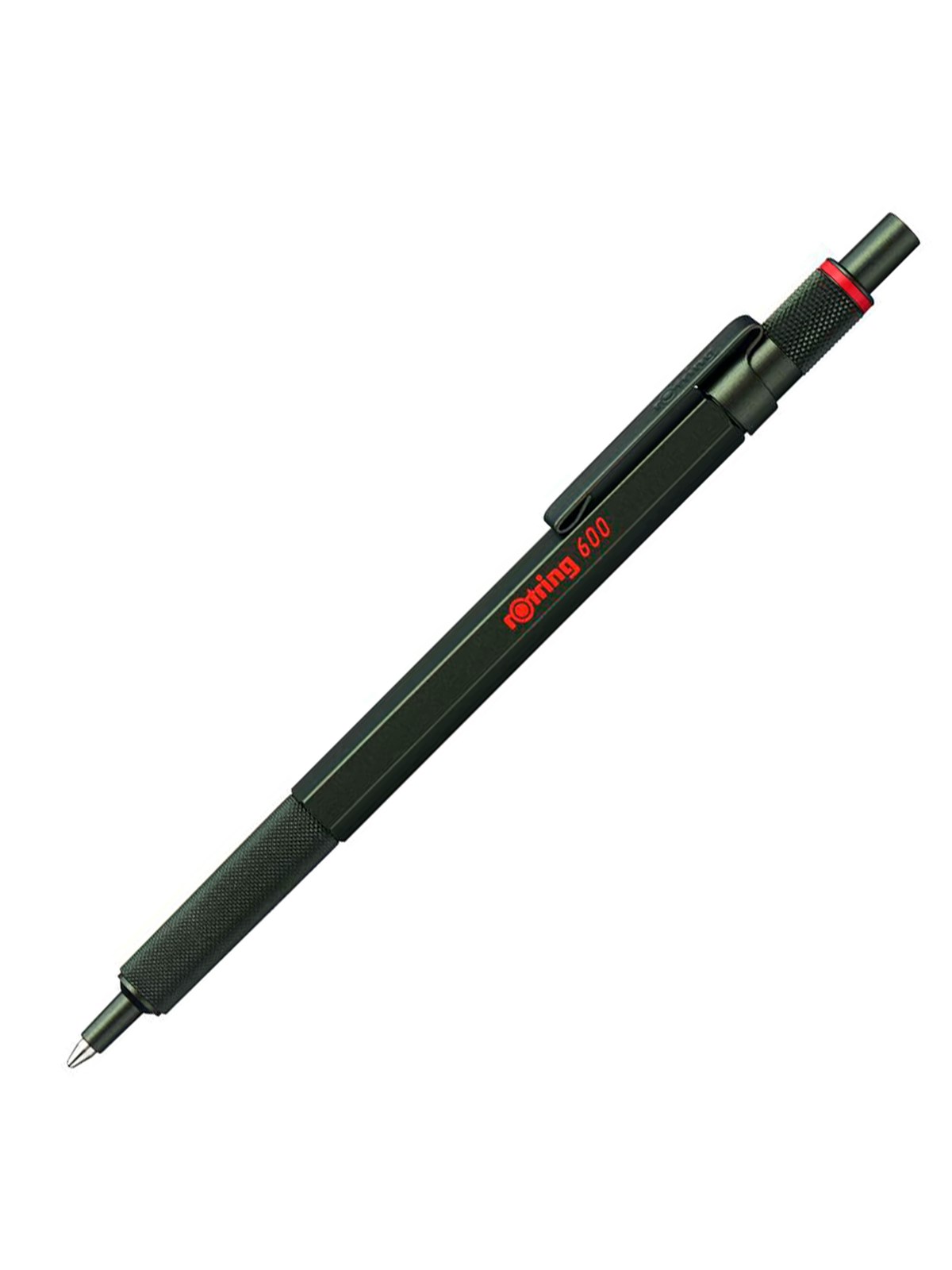 Rotring Rotring 6 Kugelschreiber | Mittlere Spitze | Schwarze Tinte | Grüner Schaft | Nachfüllbar - Utensilien Zum Schreiben Und Zeichnen - 2114263