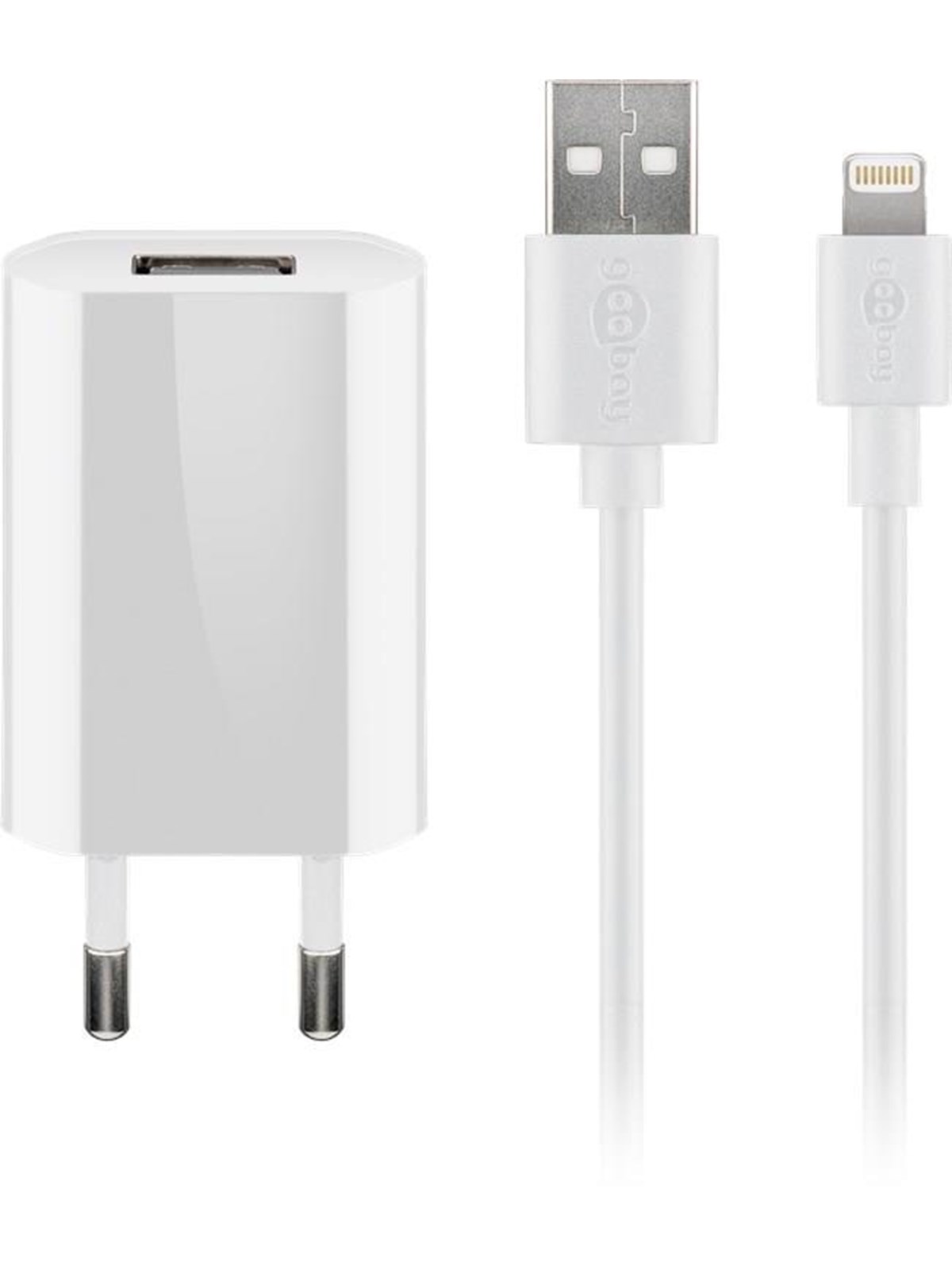 Pro Apple Lightning Charger Set 1 A - Handys Adapter Und Ladegeraete - 4040849449789