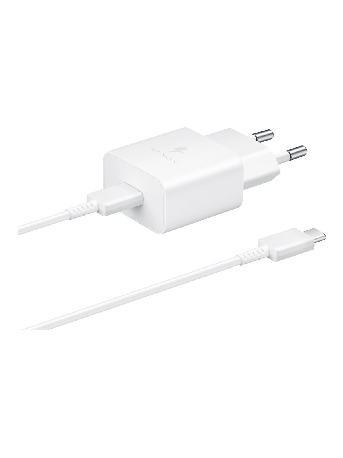 Samsung 15w Usb-c Power Adapter (Incl. Cable) - White - Handys Adapter Und Ladegeraete - Ep-t1510xwegeu