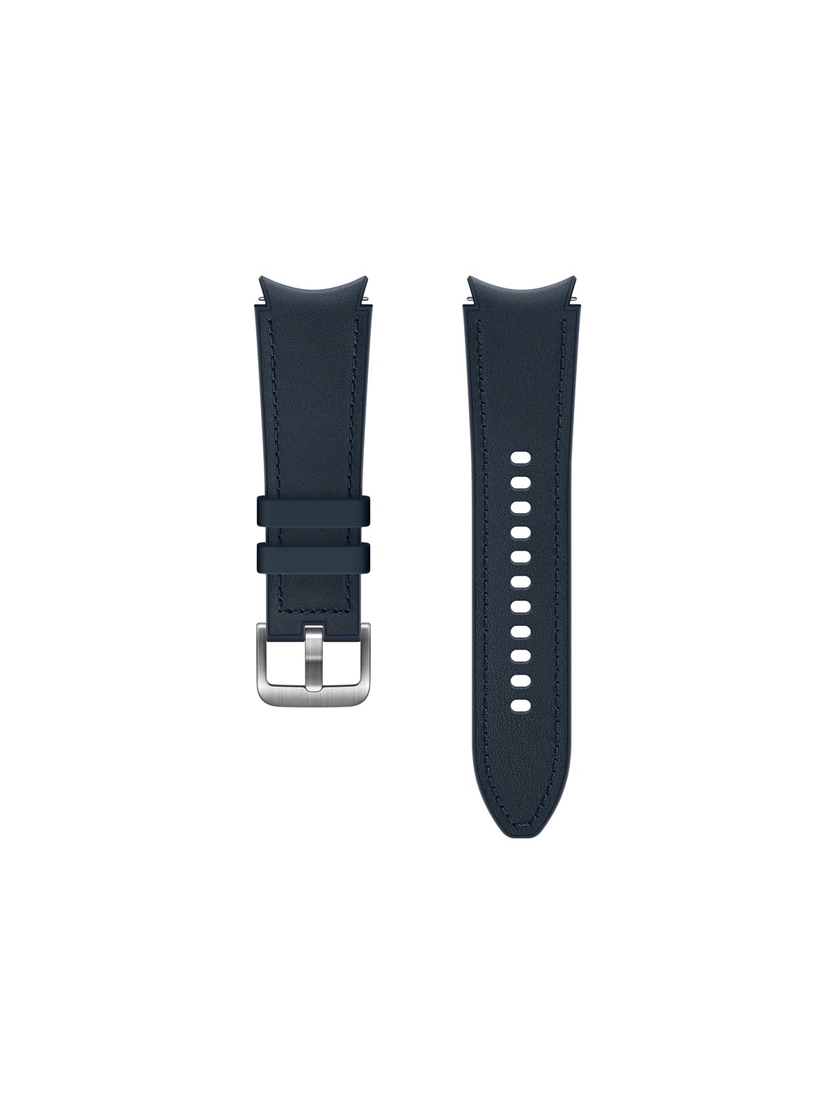 Samsung Watch Strap Hybrid Leather Band 20mm S/m - Navy - Handys Anderes Zubehoer - Et-shr88snegeu