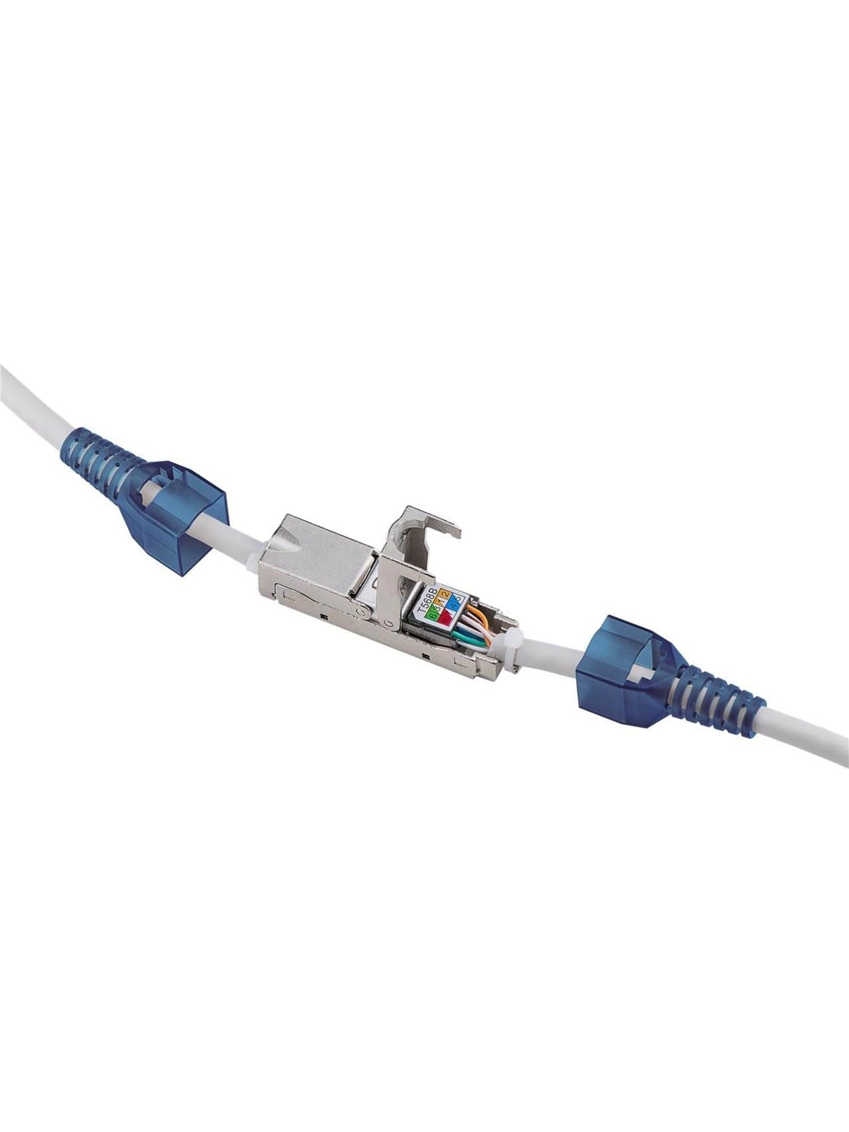 Pro Toolless Cable Connector Cat 6A Stp Shielded - Silber - Netzwerk Kabel - 4040849795794