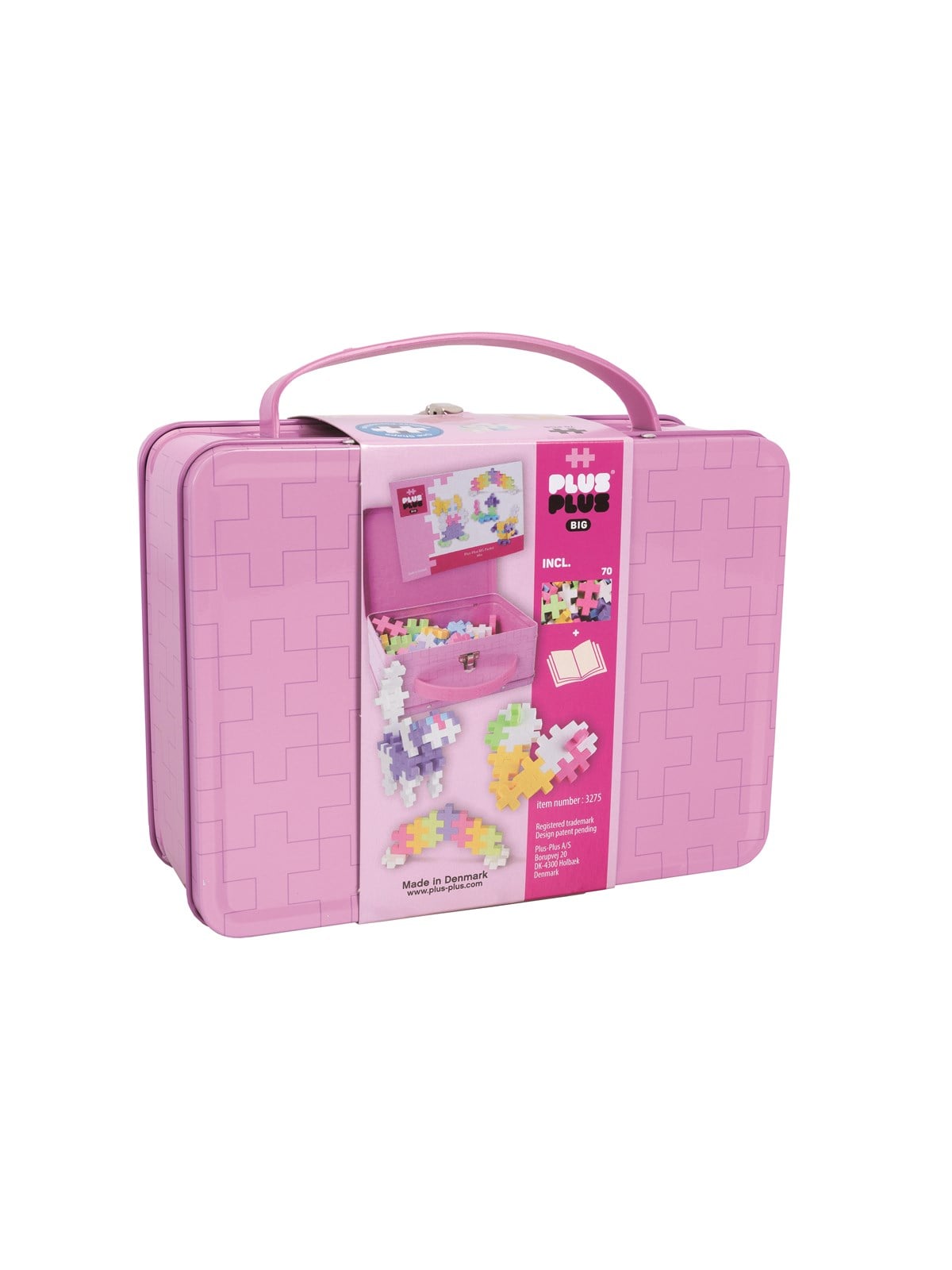 Plus-plus Big / Metal Suitcase Pastel - Bausets - 3275