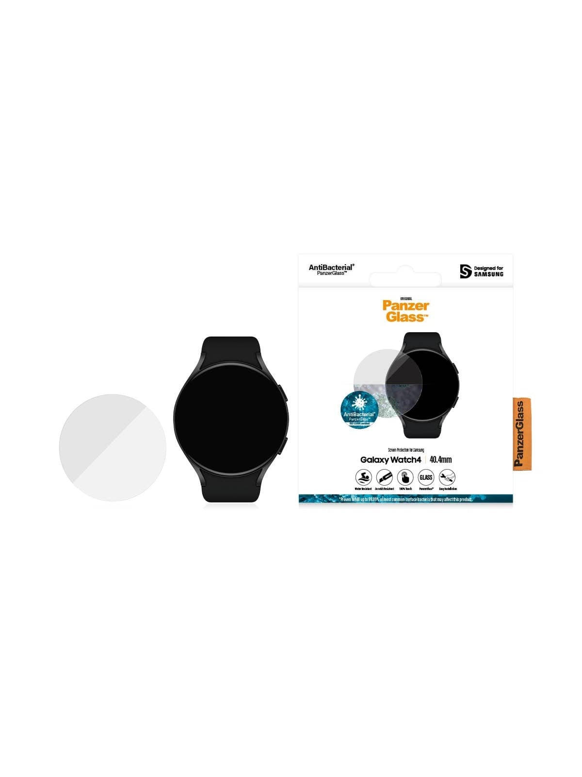 Panzerglass Samsung Galaxy Watch 4 40.4mm | Screen Protector Glass - Smartwatch Accessories - Panzer3650