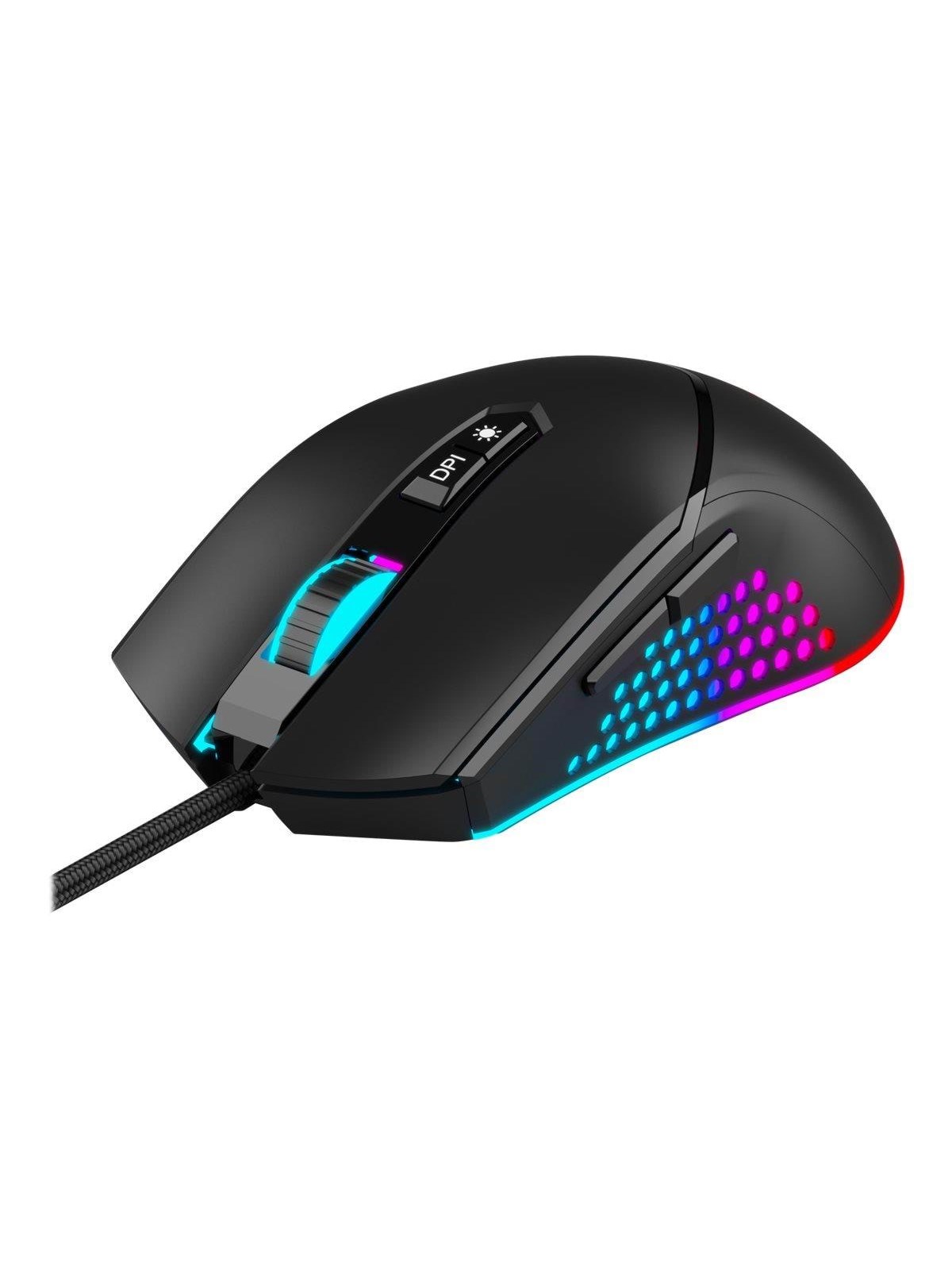 Sandberg Azazinator Mouse 6400 - Maus (Schwarz) - 640-20