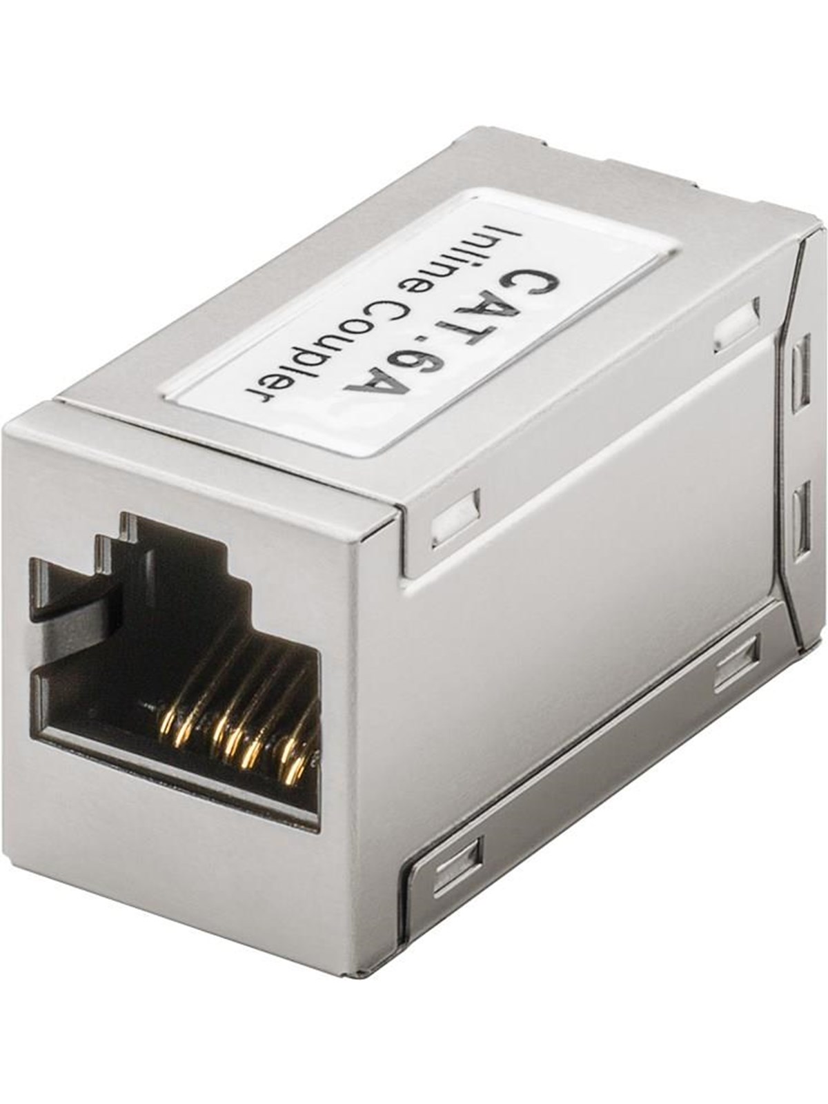 Pro Rj45 Modular Coupler Cat 6A - Silber - Netzwerk Kabel - 4040849724992