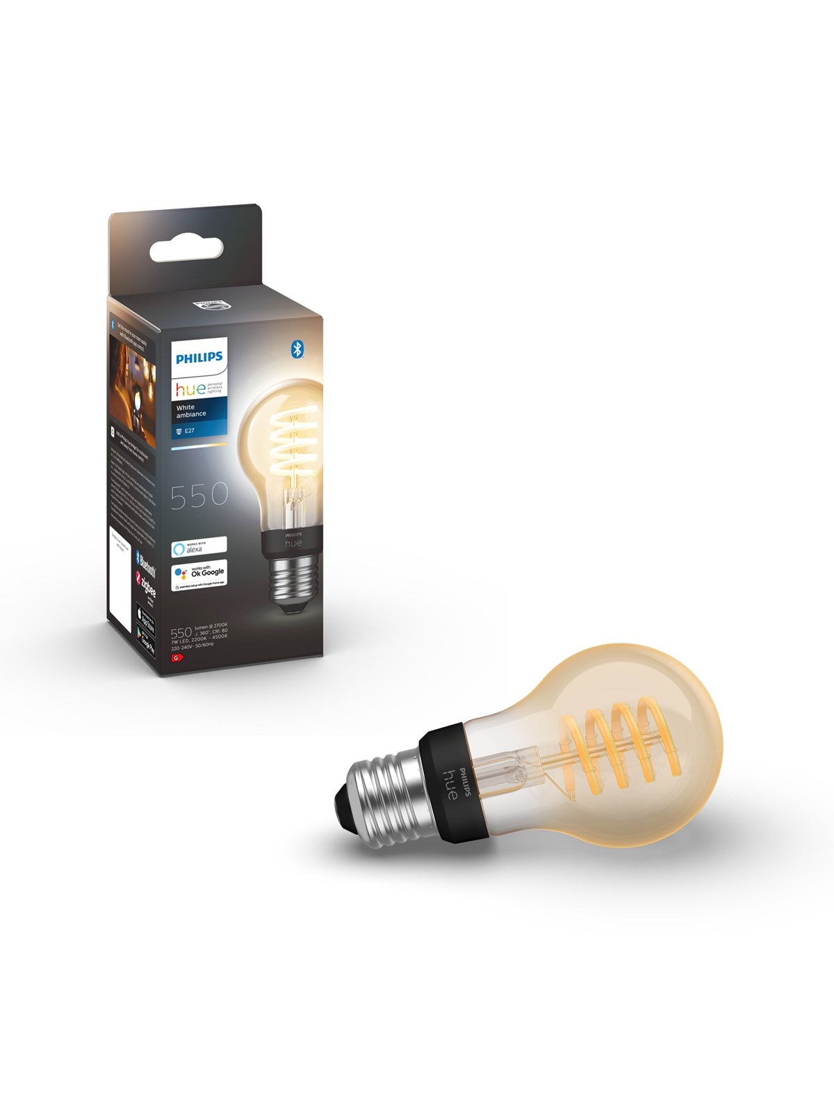 Philips Hue A60 E27 Standard-glühfaden - Smart Home - 929002477501