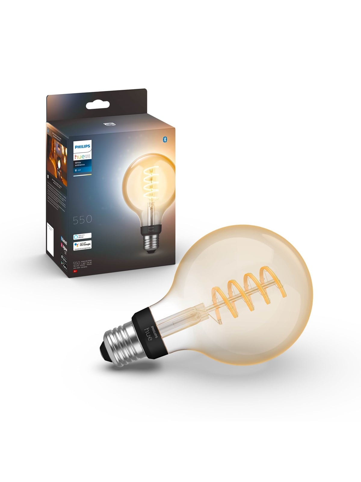 Philips Hue G93 E27 Globe Mit Glühfaden - Smart Home - 929002477801