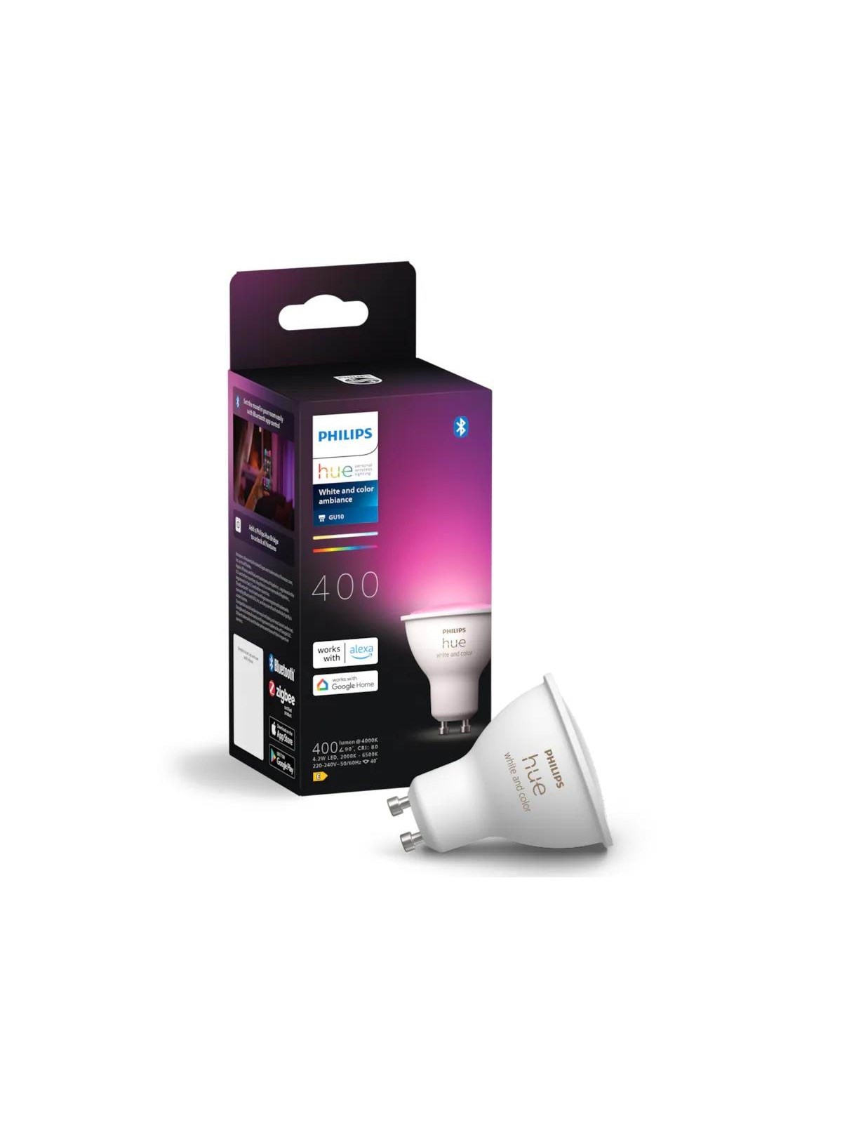 Philips Hue Color Gu10 Spotlight - 1-pack - Smart Home - 929003666501