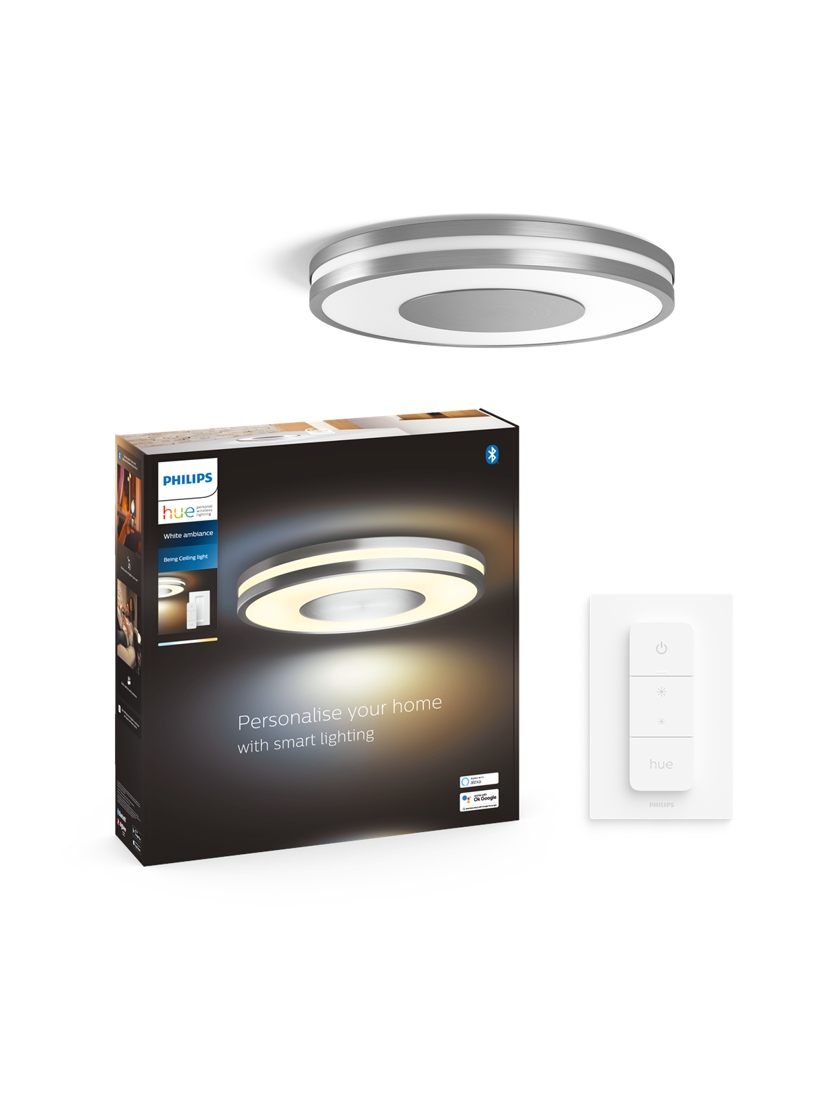 Philips Hue Being Plafond Ceiling Light - Aluminium - Smart Home - 929003055201