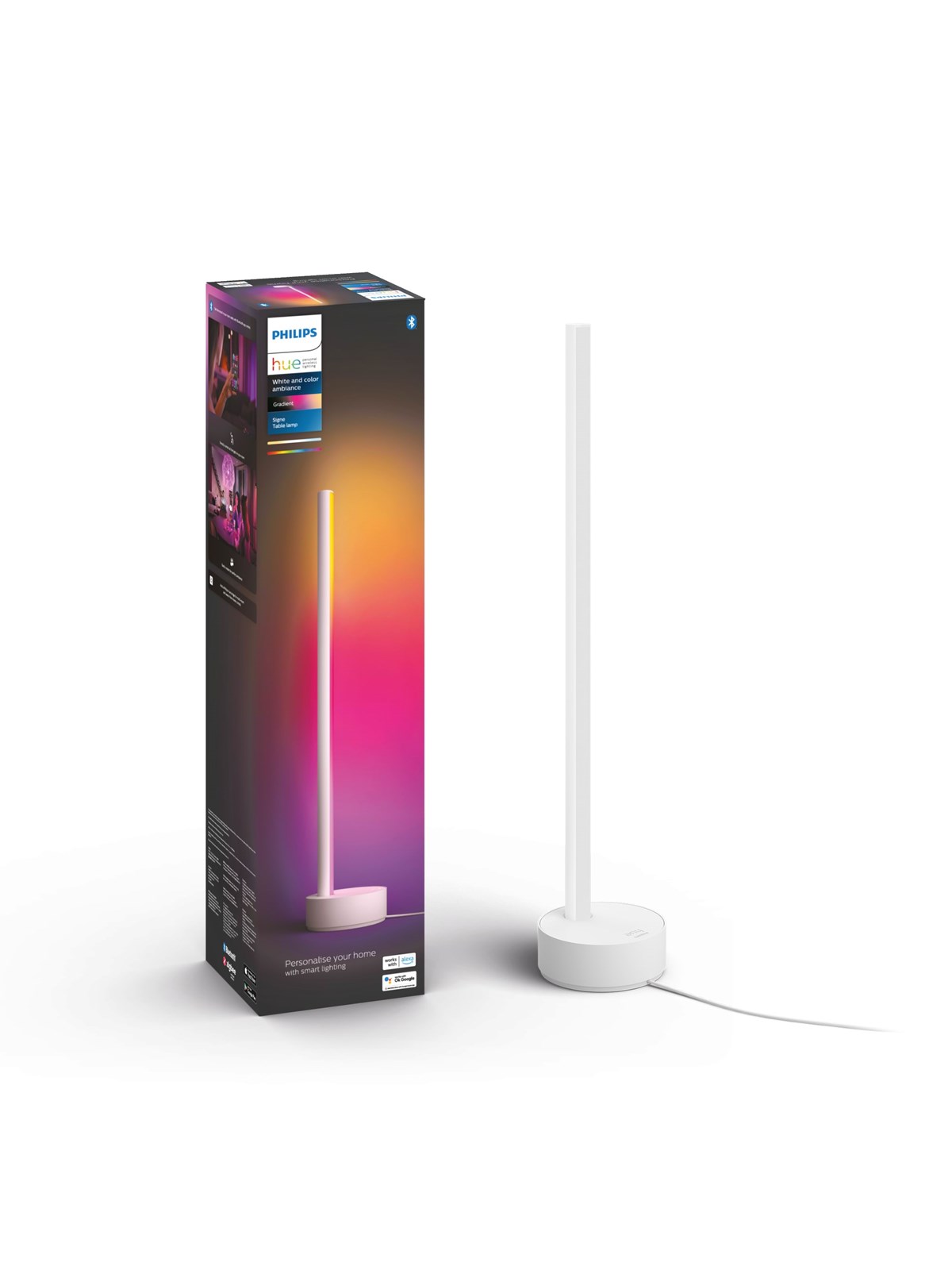 Philips Hue Gradient Signe Multicolor Table Lamp - White - Smart Home - 915005986901