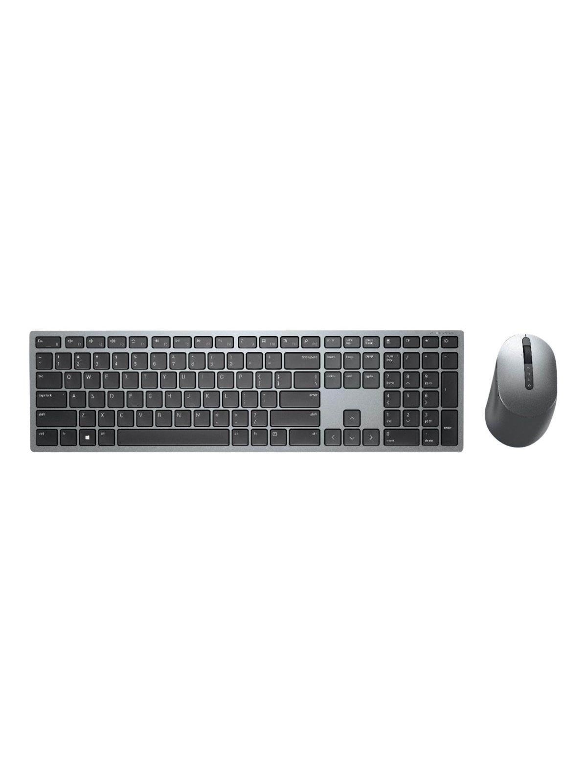 Dell Premier Multi-device - Tastatur & Maus Set - Nordisch - Grau - Tastaturen - Km7321wgy-nor