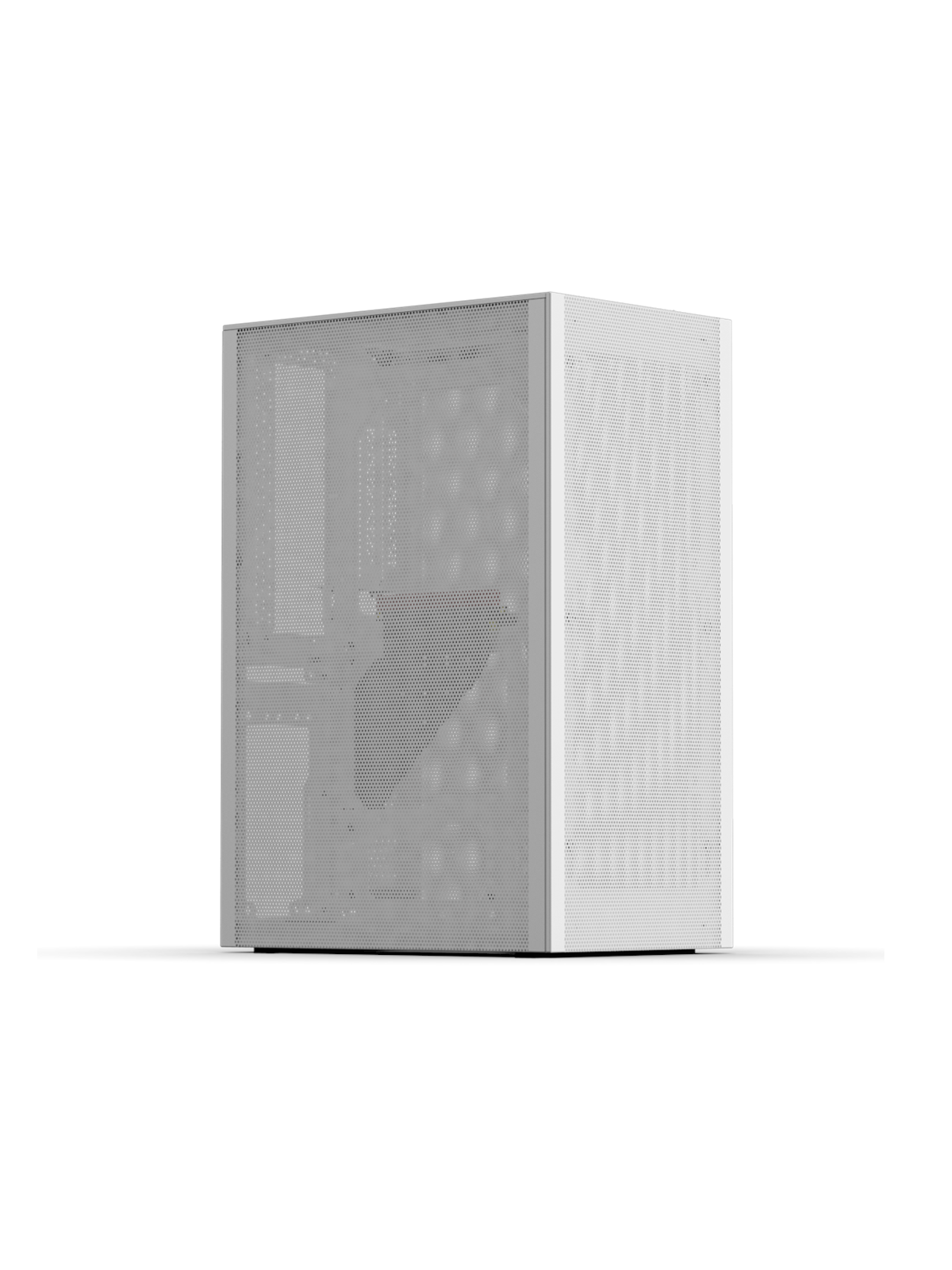 Ssupd Meshlicious Mini Itx Case - Full Mesh - Pcie 4.0 - White - Gehäuse - Minitower - Weiß - Gehaeuse - Ssu-meshli-wh-fm-pcie4-14-90d