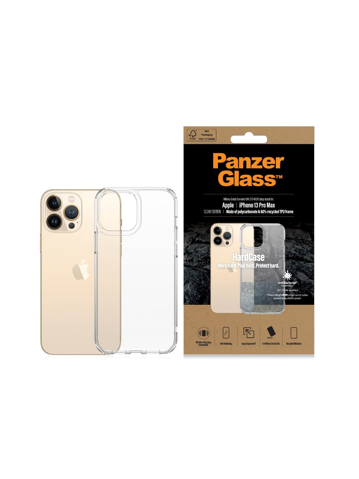 Panzerglass Hardcase Apple Iphone 13 Pro Max | Clear - Handys Cover Cases - Panzer0317