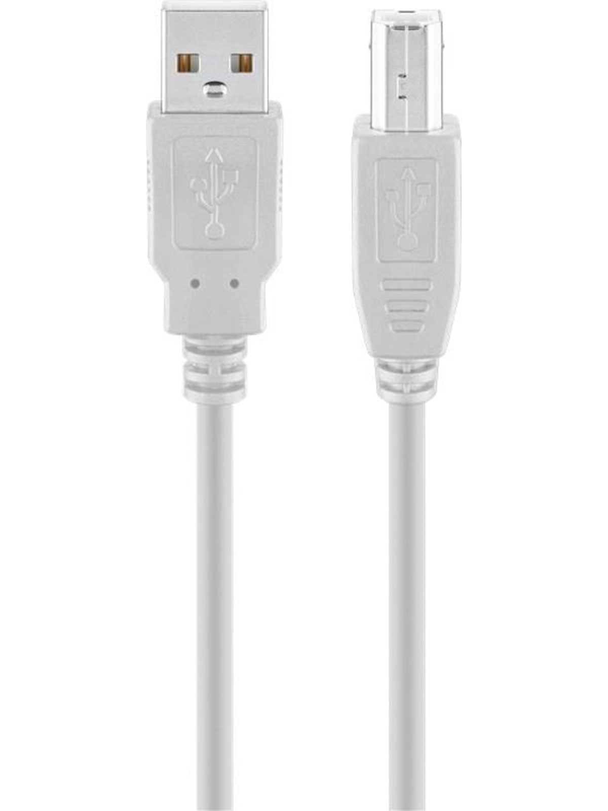 Pro Usb-a Usb-b 2.0 - 5m - Grau - Usb Kabel - 4040849687143