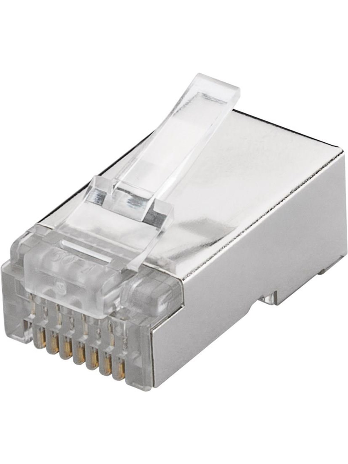Pro Rj45 Plug Cat 6 Stp Shielded (10 Pack) - Transparent - Netzwerk Kabel - 4040849938290