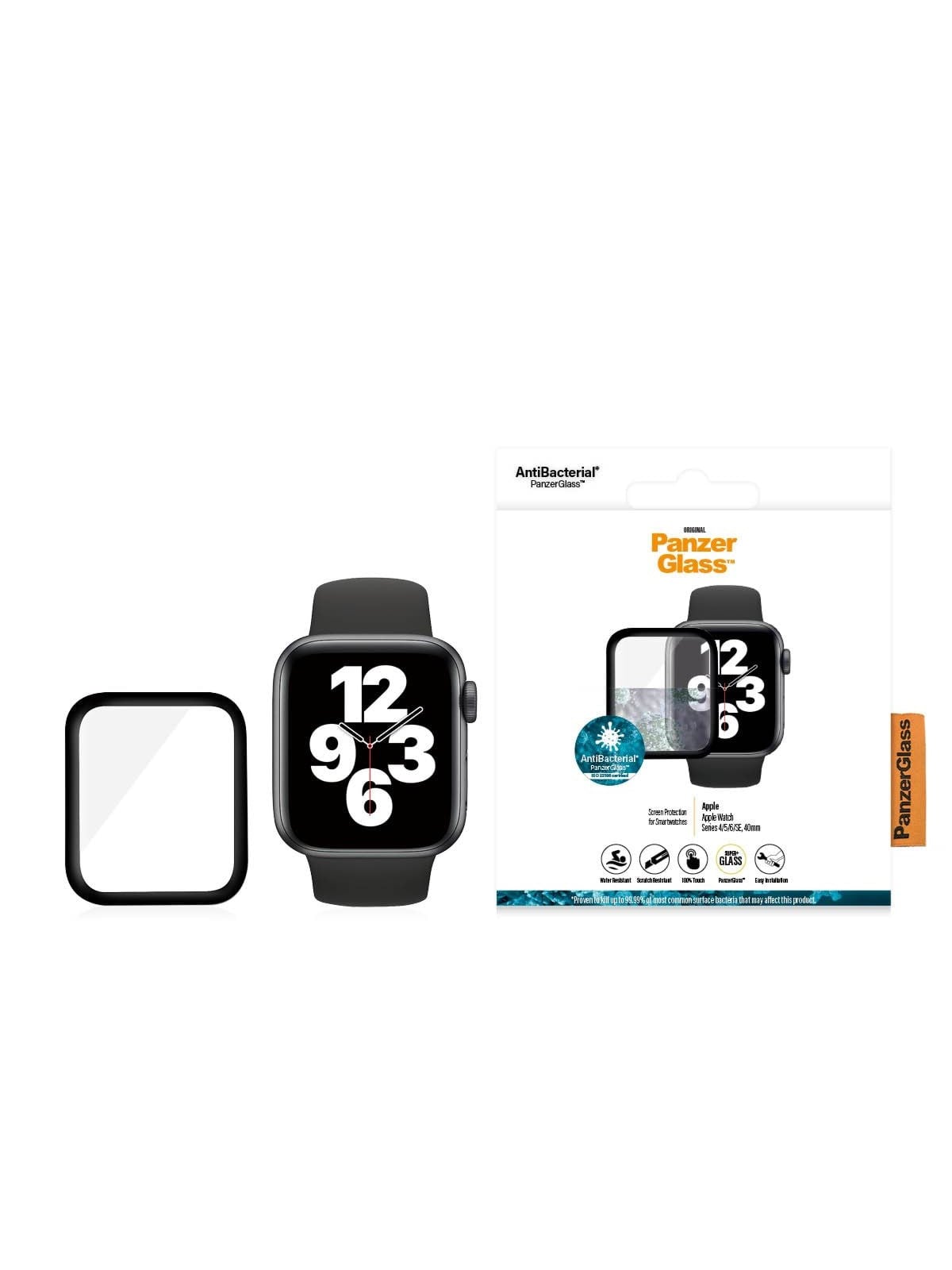 Panzerglass Apple Watch Series 4 | 5 | 6 | SE 40mm| Screen Protector Glass - Smartwatch Accessories - Panzer2016