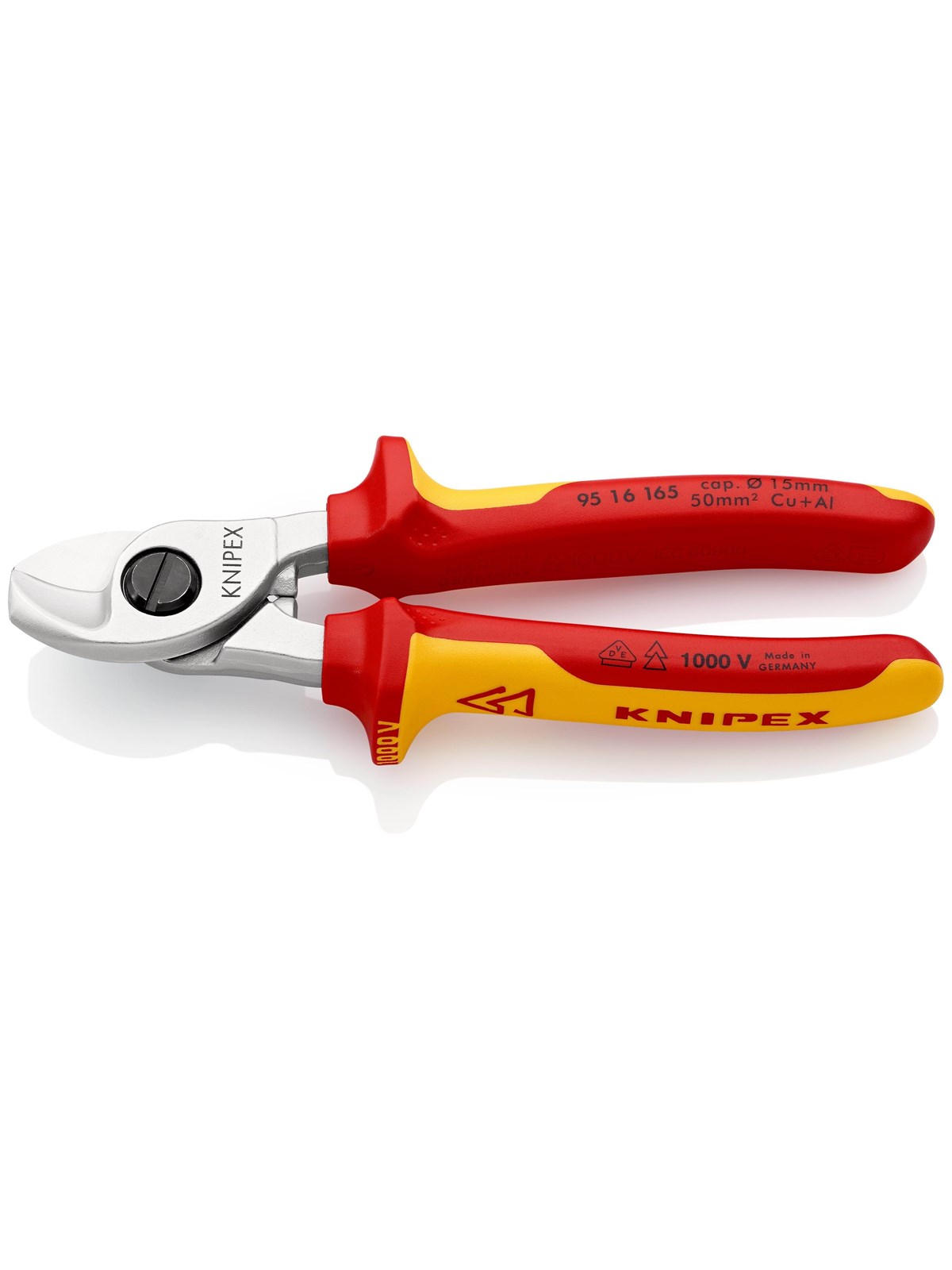 Knipex Kabelscheren - Haus Garten - 95 16 165 SB